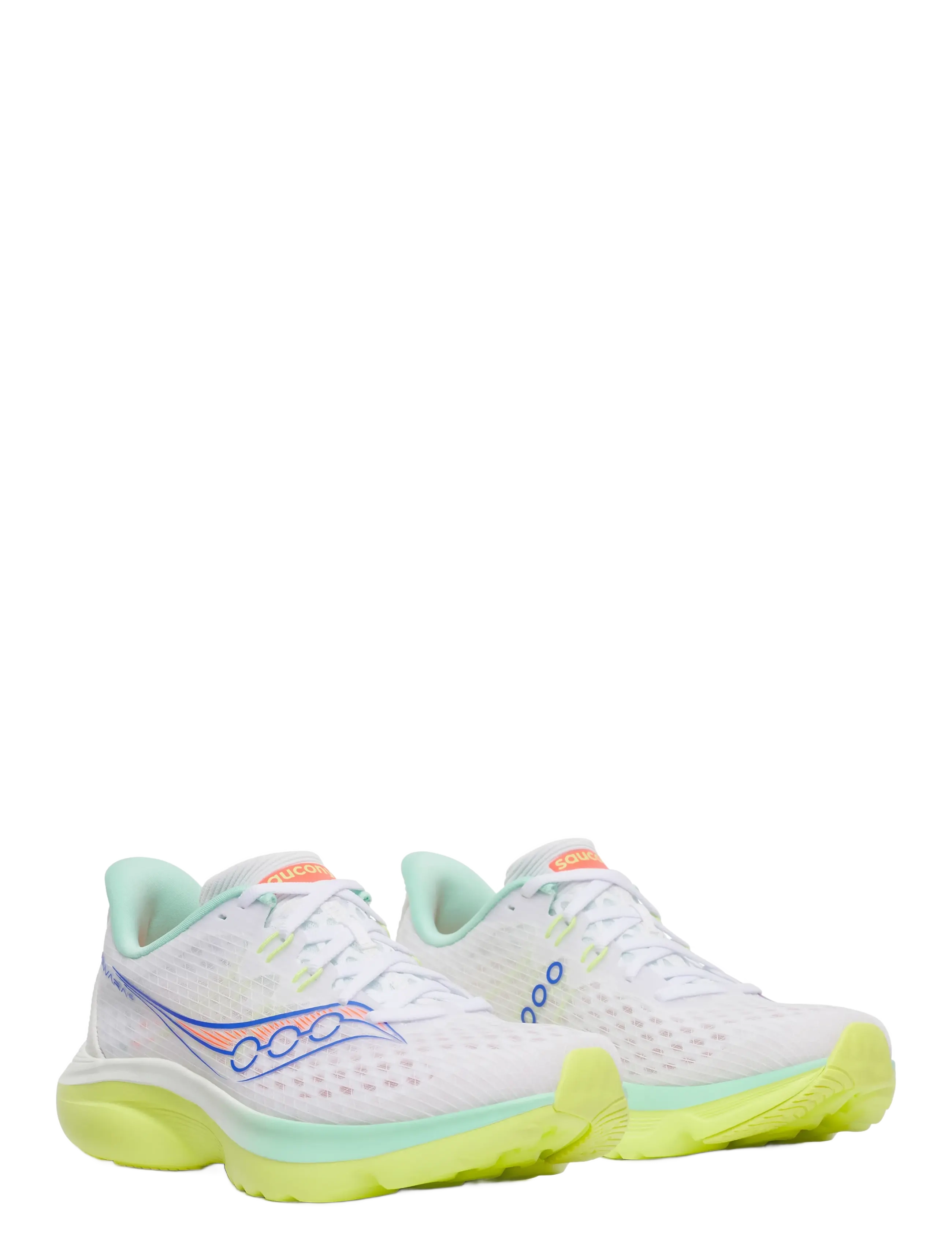 Saucony KINVARA 16 - Sko - WHITE/TART / white