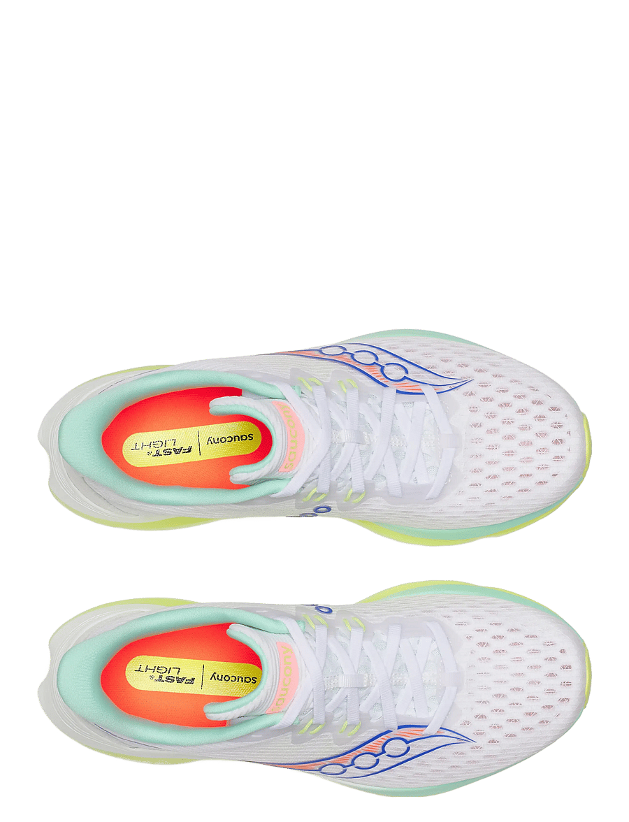 Saucony - KINVARA 16 - løbesko - white/tart - 4