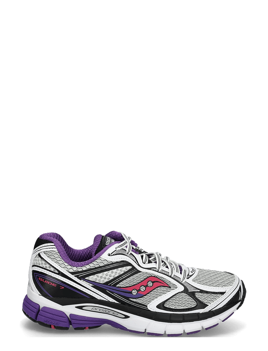 Saucony - PROGRID GUIDE 7 - løbesko - white/drupe - 2