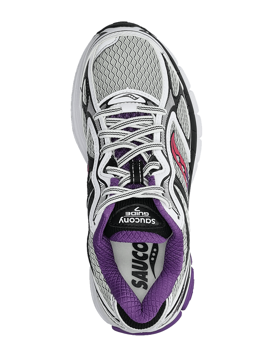 Saucony - Progrid Guide 7 Unisex - niedriger schnitt - white/drupe - 3
