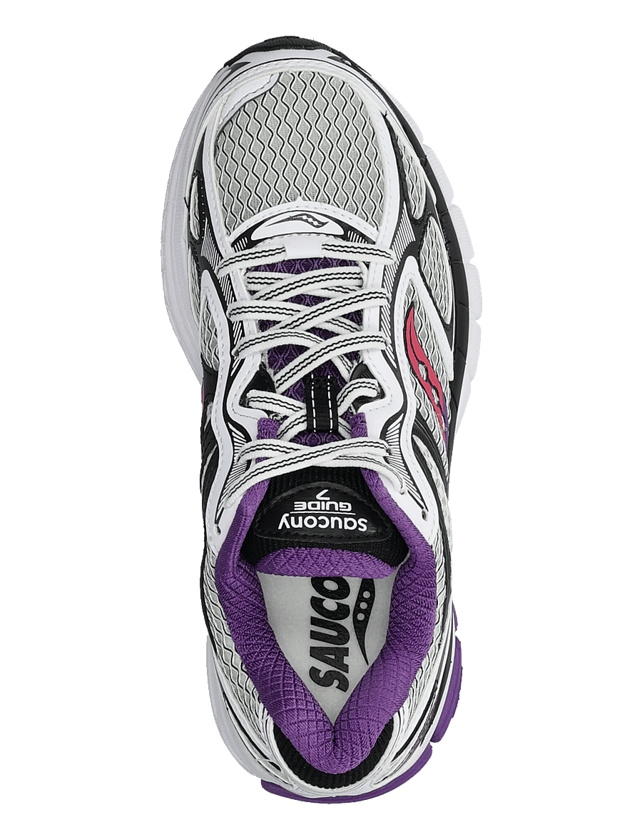 Saucony - PROGRID GUIDE 7 - løbesko - white/drupe - 3