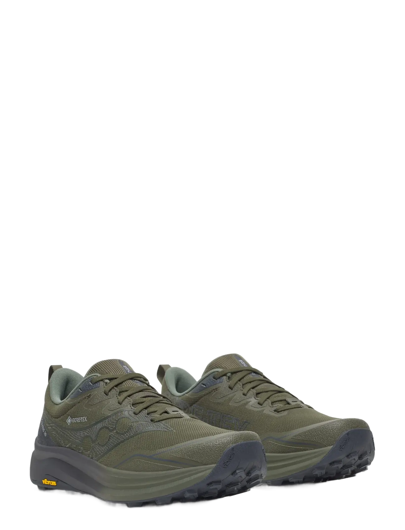 Saucony PEREGRINE 16 GTX - Saucony - FATIGUE/EBONY / khaki/green