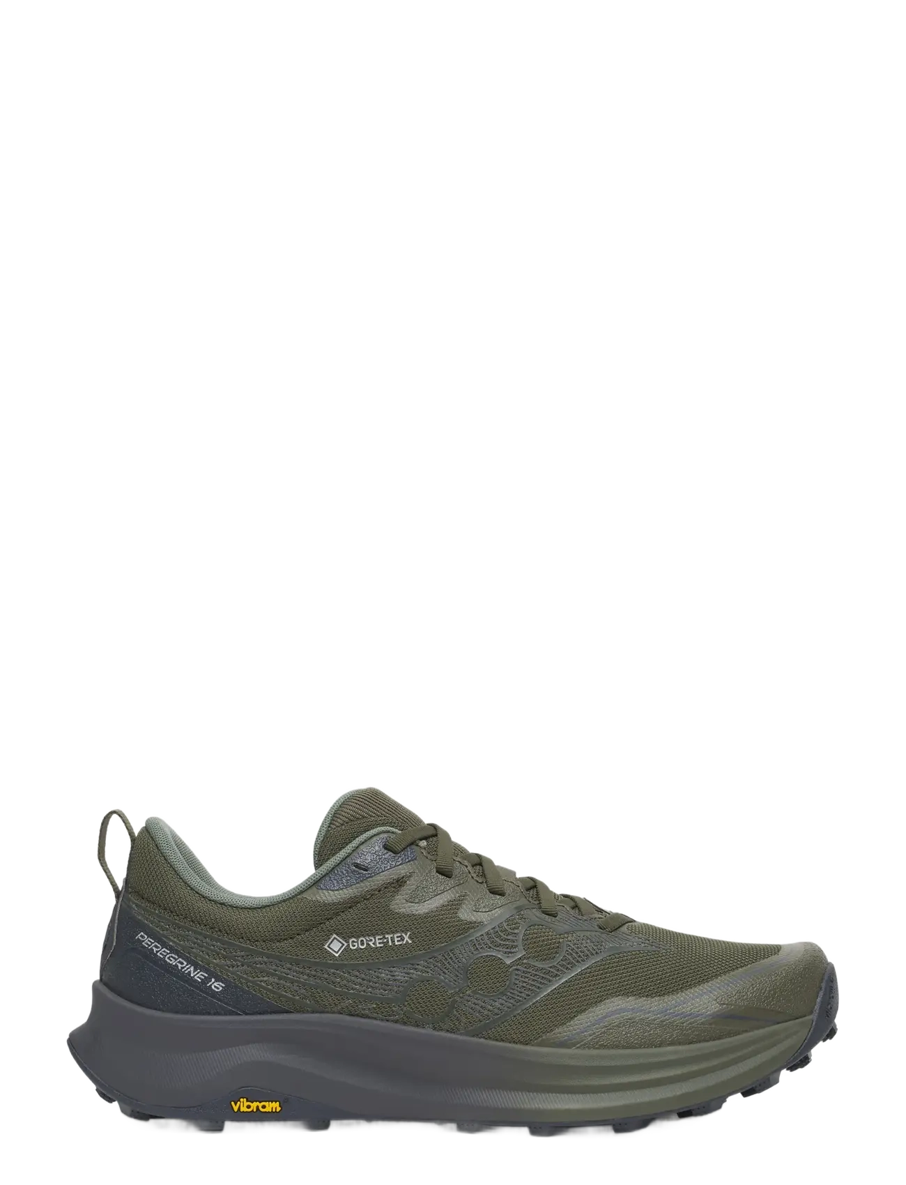 Saucony - PEREGRINE 16 GTX - running shoes - fatigue/ebony - 1