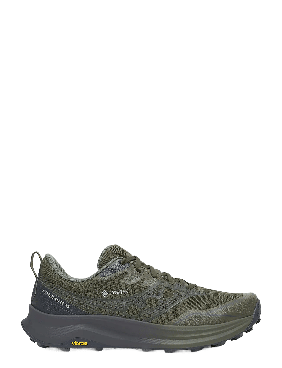 Saucony - PEREGRINE 16 GTX - laufschuhe - fatigue/ebony - 1