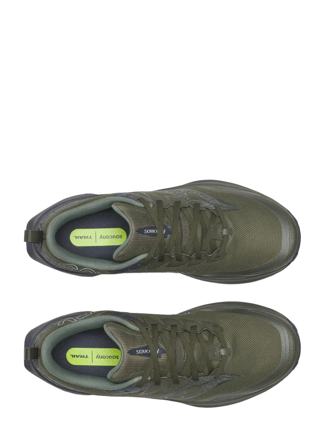 Saucony - PEREGRINE 16 GTX - running shoes - fatigue/ebony - 4