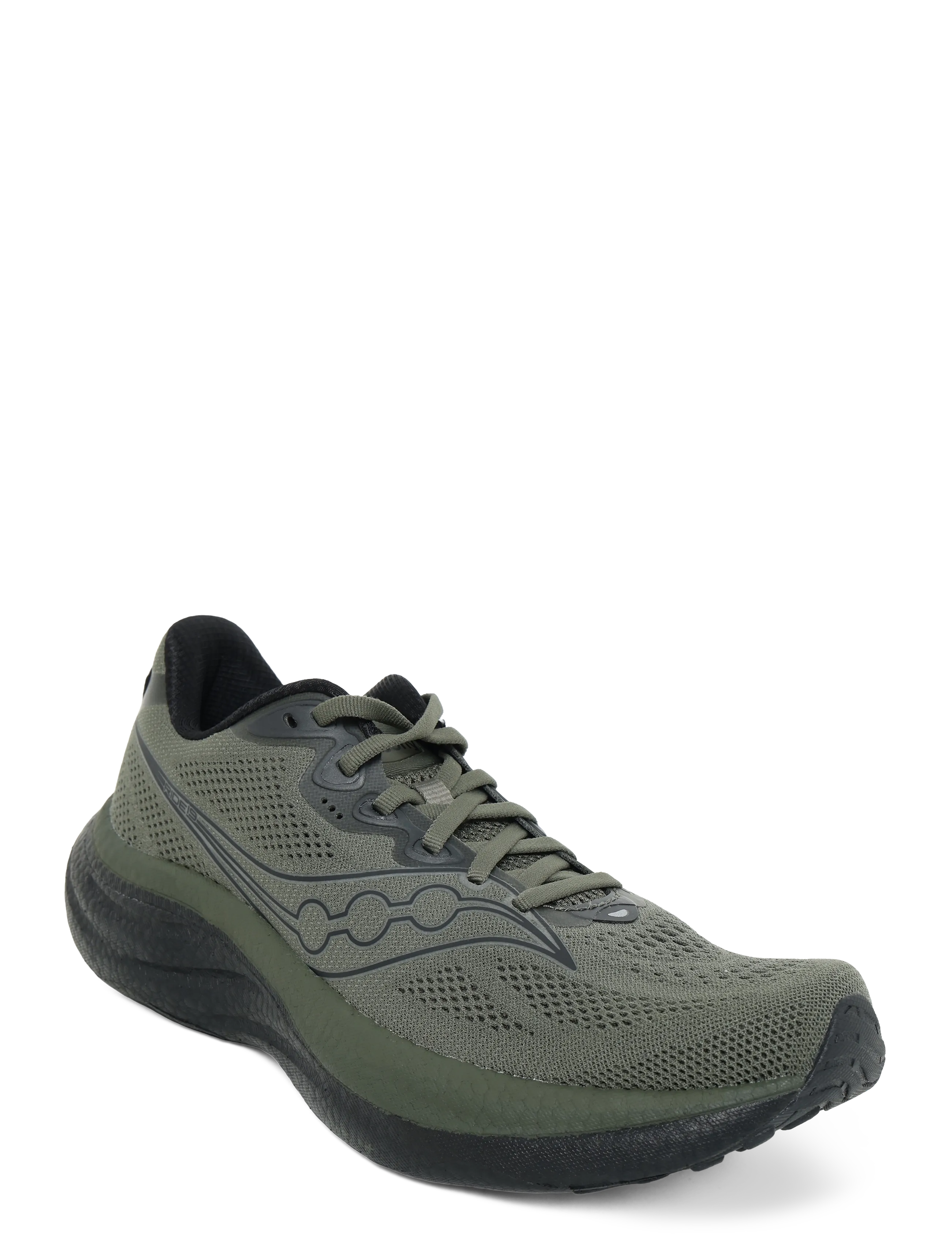 Saucony Ride 19, 46.5, Sport Schuhe, Khakigrün - Running Männerswear