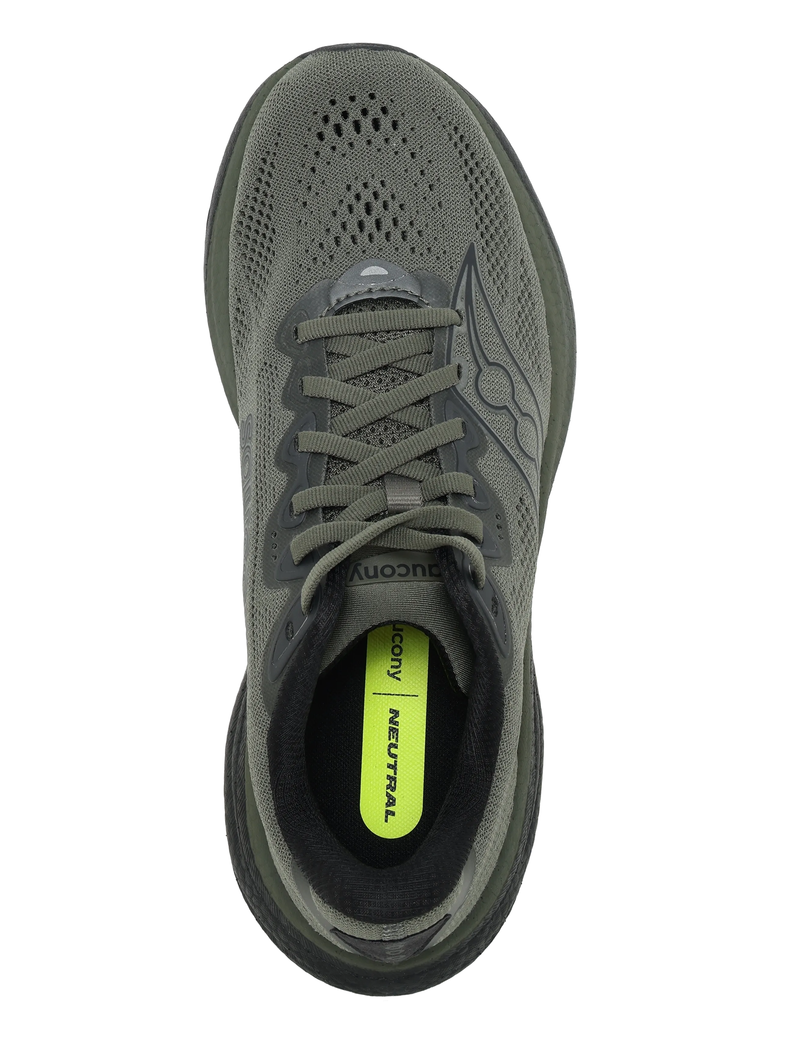 Saucony - RIDE 19 - löparskor - fatigue/black - 3