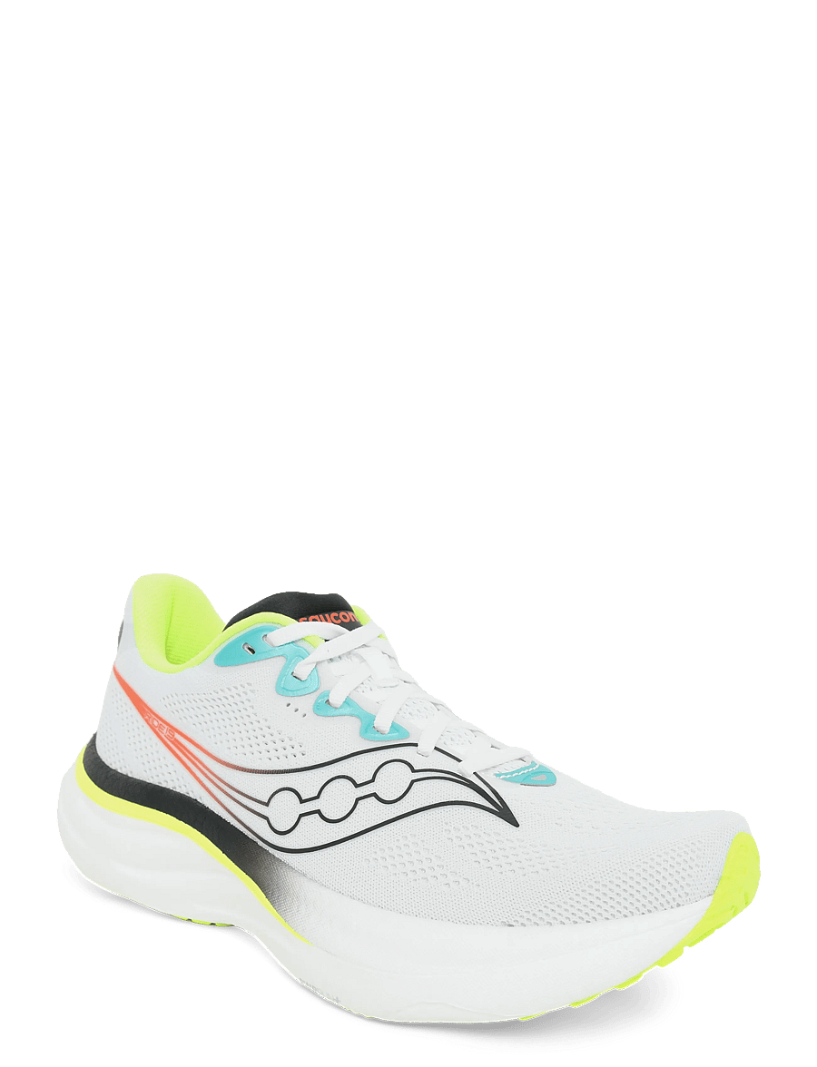 Saucony - RIDE 19 - laufschuhe - white/citron - 0