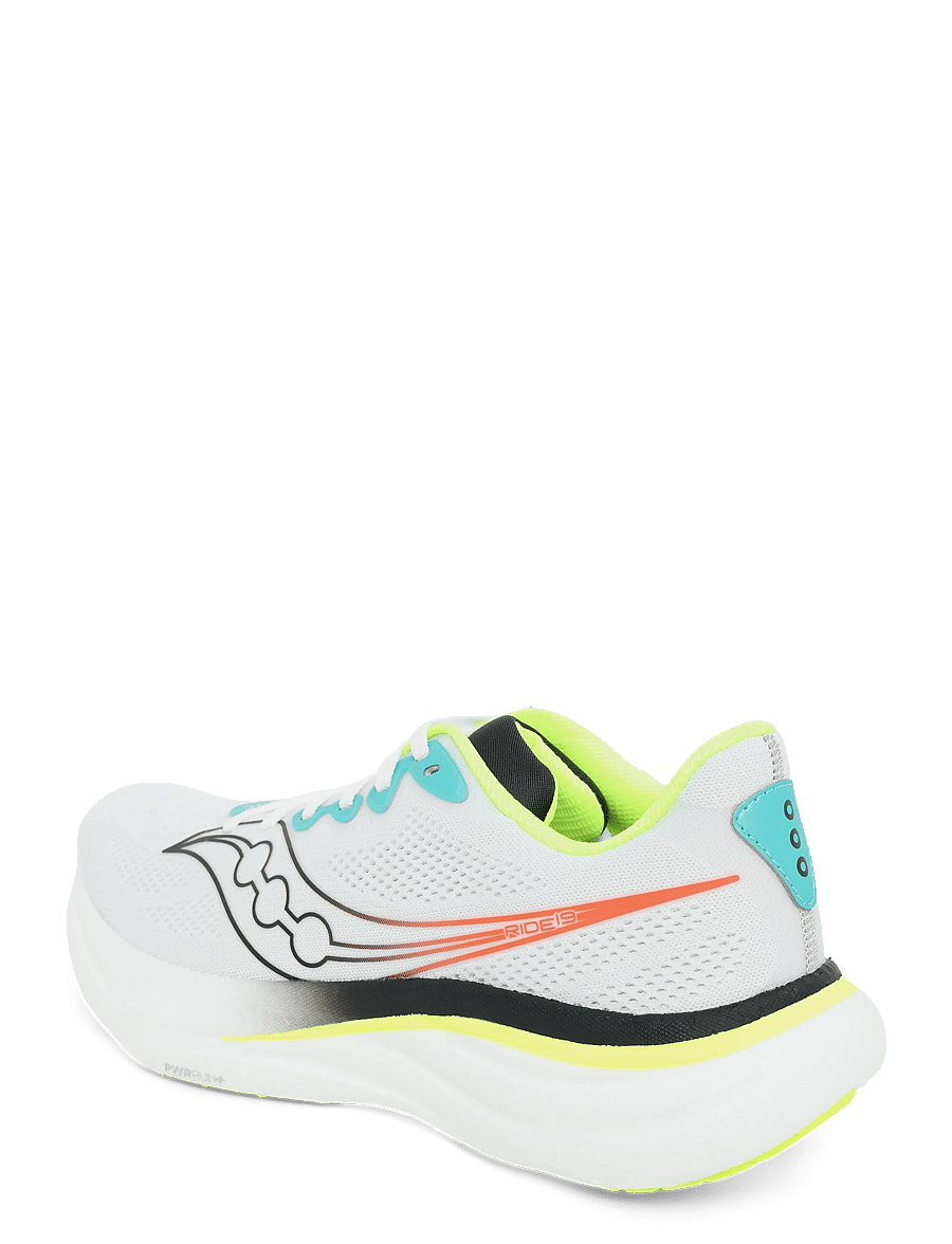 Saucony - RIDE 19 - laufschuhe - white/citron - 1