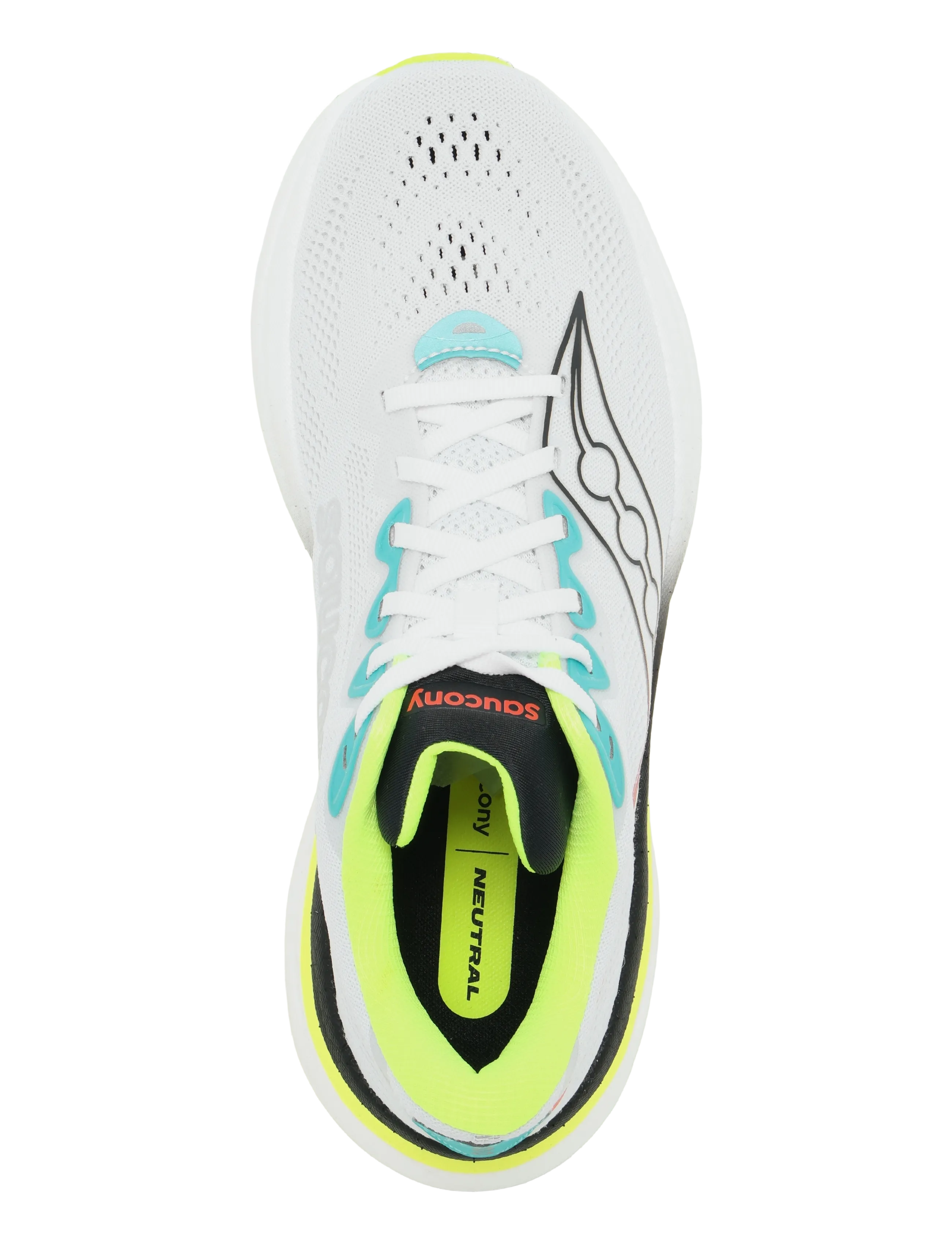 Saucony - RIDE 19 - white/citron - 2