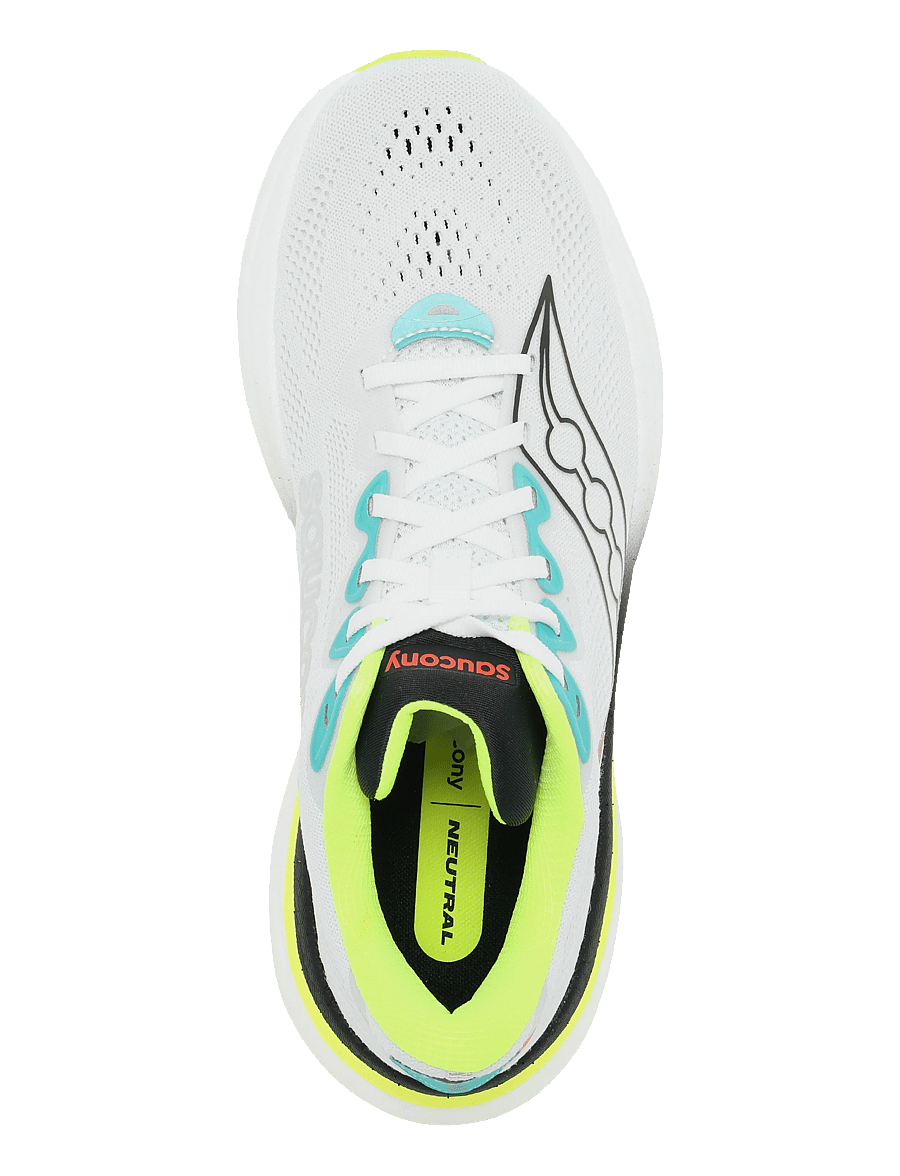Saucony - RIDE 19 - white/citron - 2