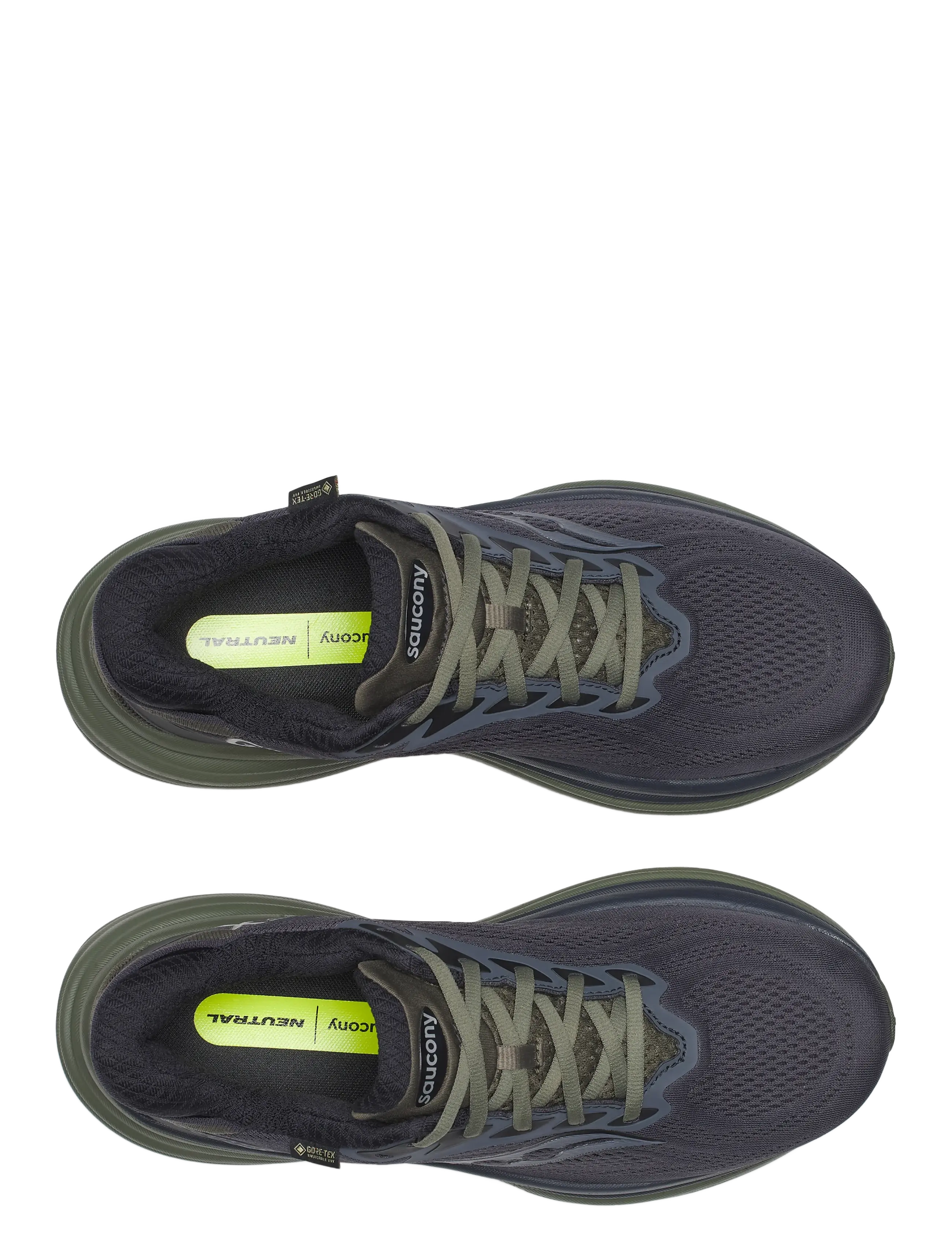 Saucony - TRIUMPH 24 GTX - running shoes - ebony/fatigue - 4