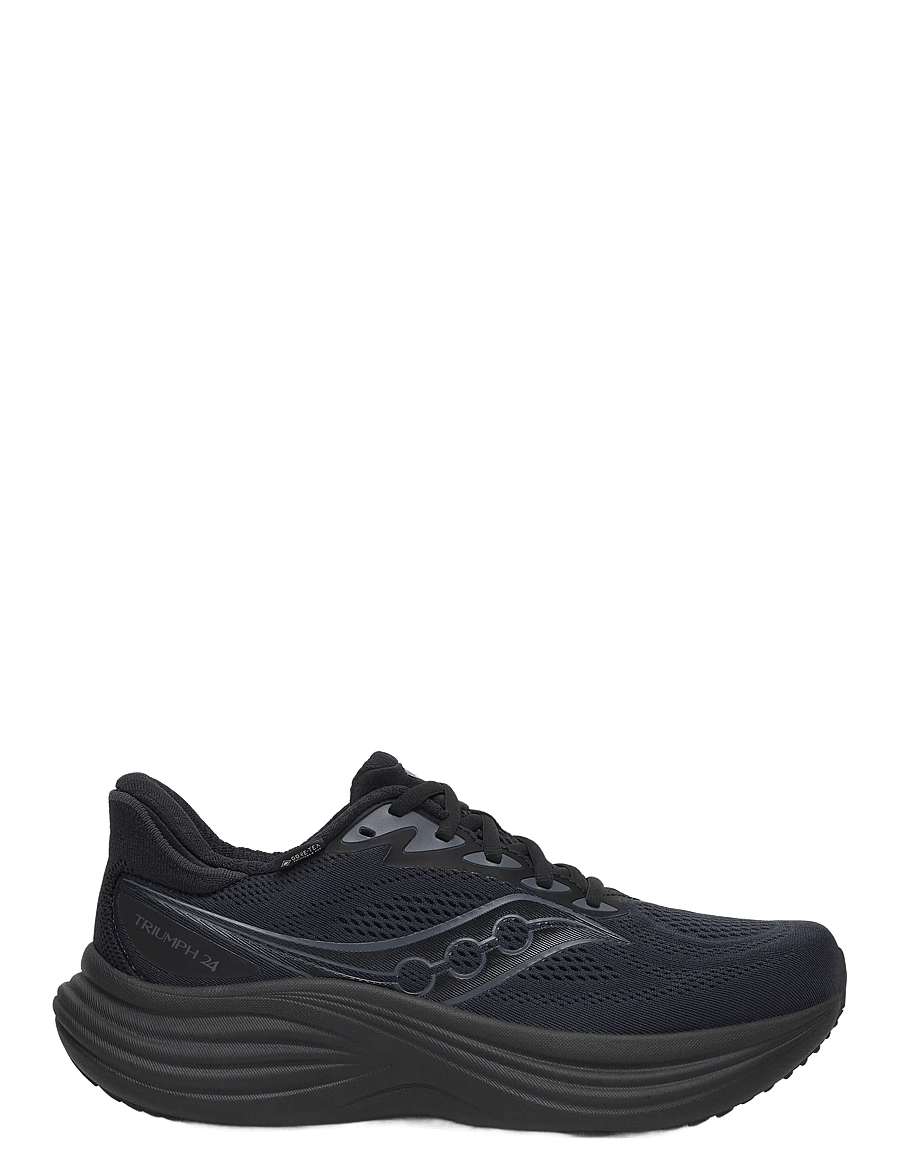 Saucony - TRIUMPH 24 GTX - laufschuhe - triple black - 1