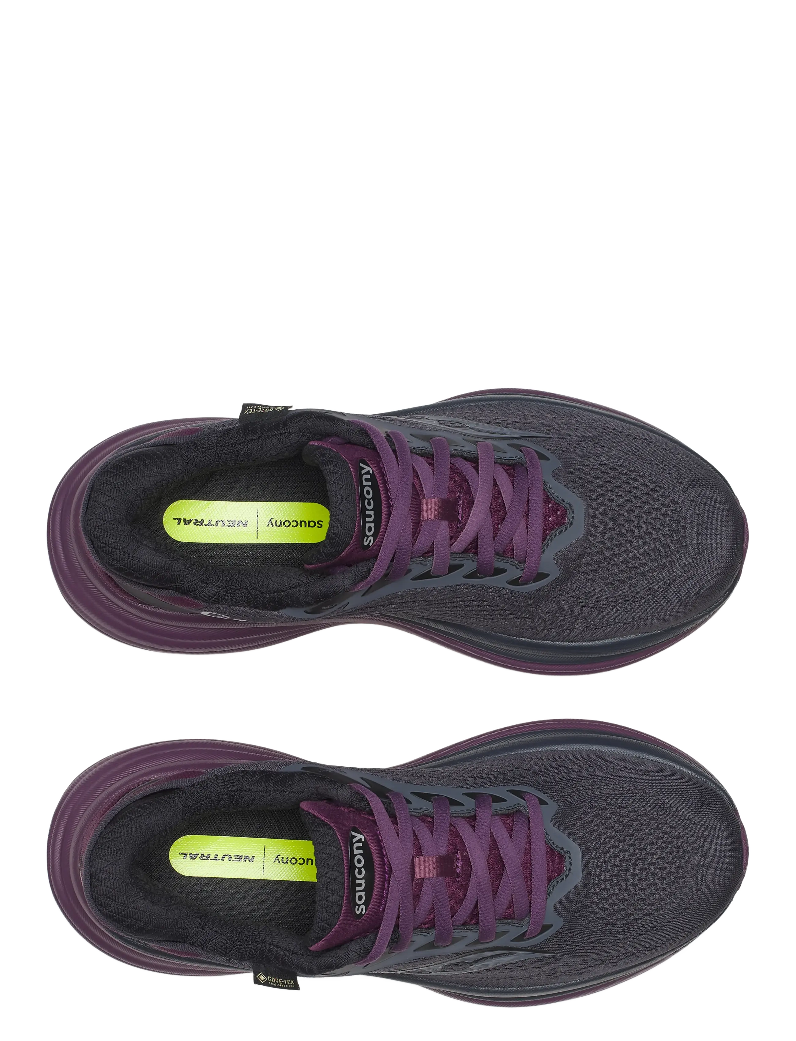 Saucony - TRIUMPH 24 GTX - running shoes - ebony/eggplant - 4