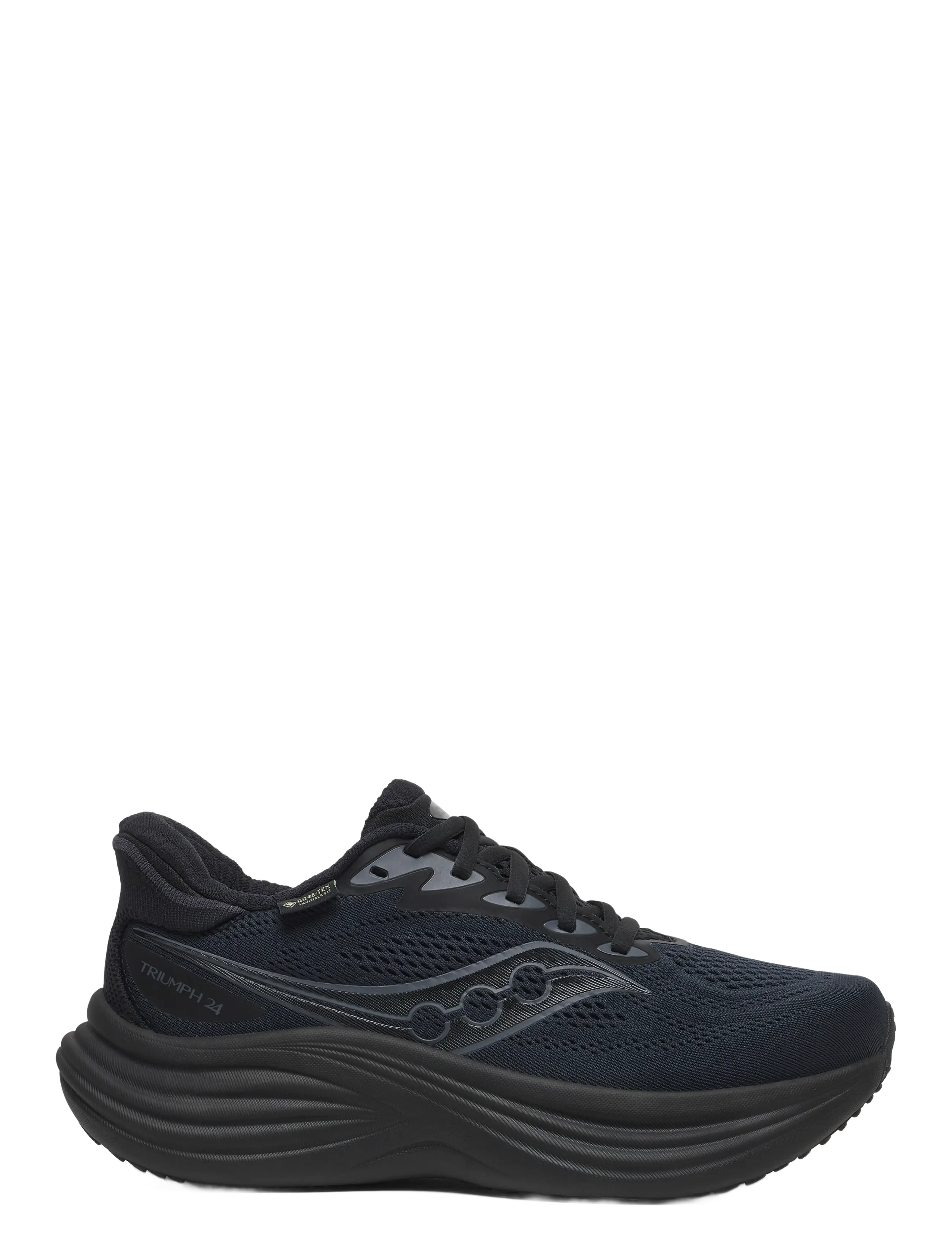 Saucony - TRIUMPH 24 GTX - running shoes - triple black - 1