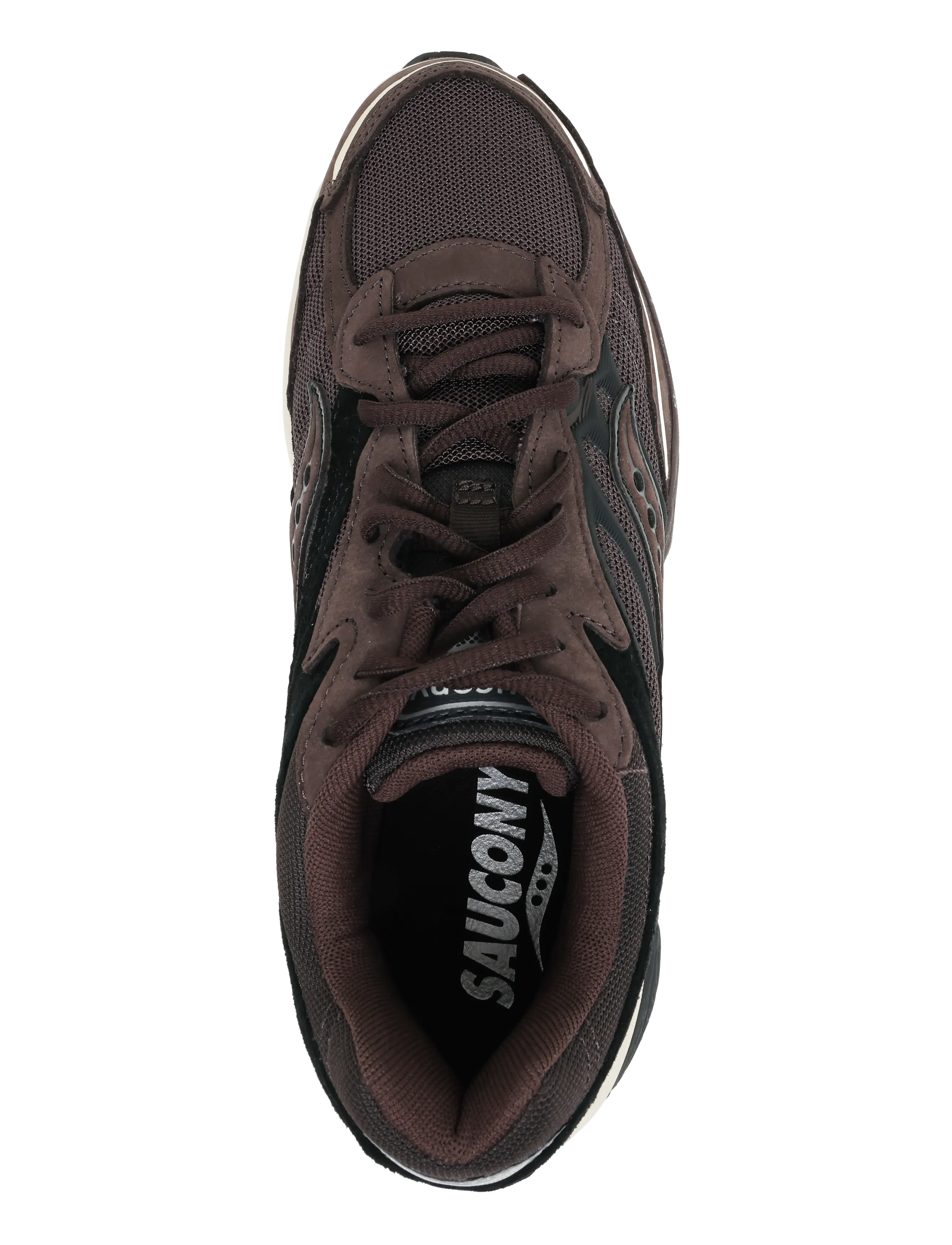 Saucony - PROGRID OMNI 9 OG SUEDE NEW CAGE - low top sneakers - torte/black - 3