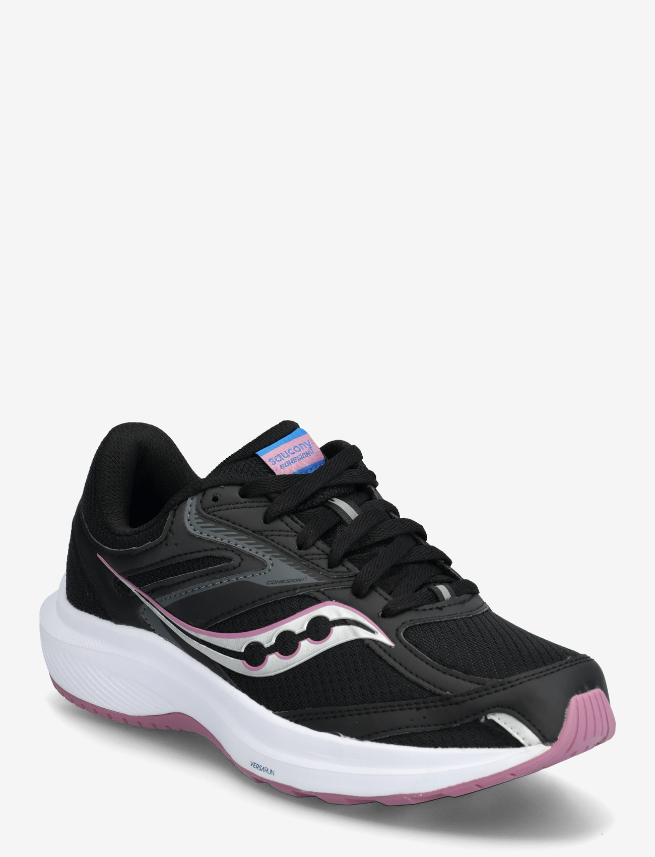 Saucony - COHESION 17 WIDE - løbesko - black/orchid - 0