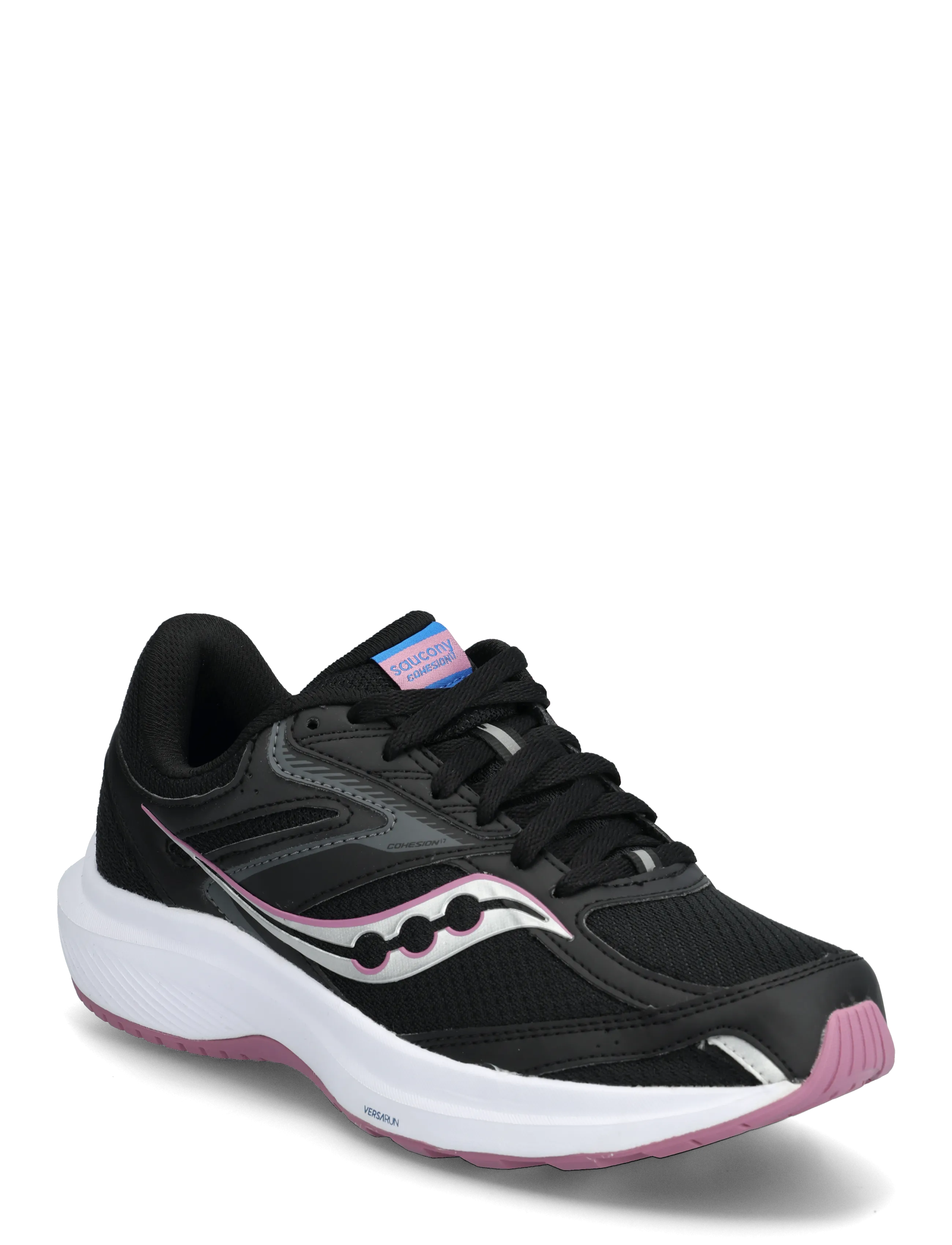 Saucony COHESION 17 WIDE - Sko - BLACK/ORCHID / black