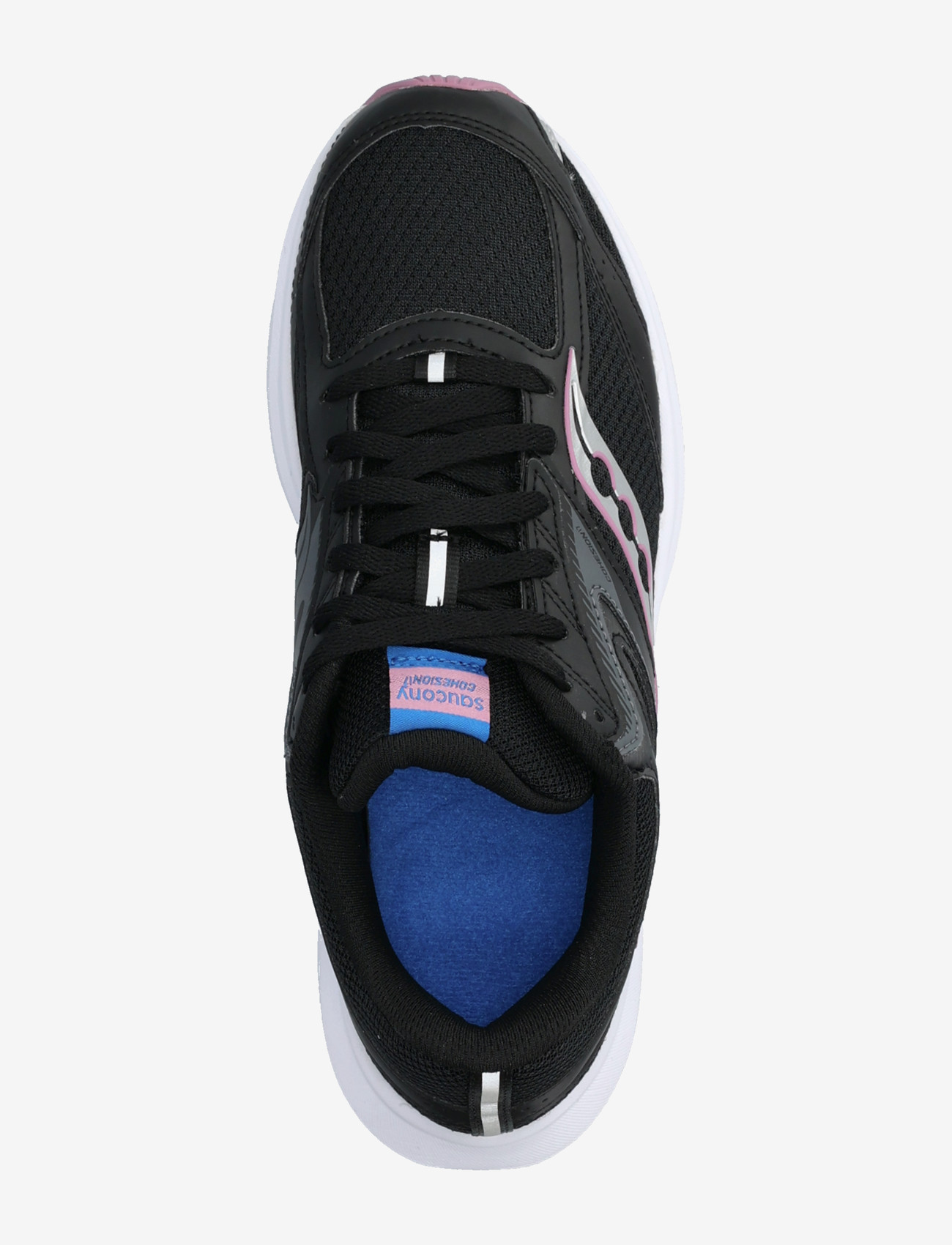 Saucony - COHESION 17 WIDE - løbesko - black/orchid - 3