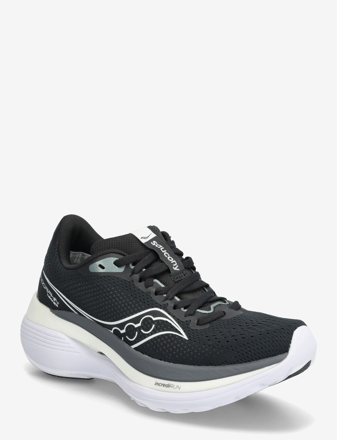 Saucony - ENDORPHIN TRAINER - løbesko - black/white - 0