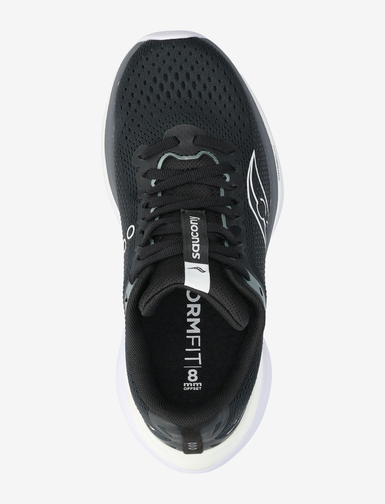 Saucony - ENDORPHIN TRAINER - løbesko - black/white - 3