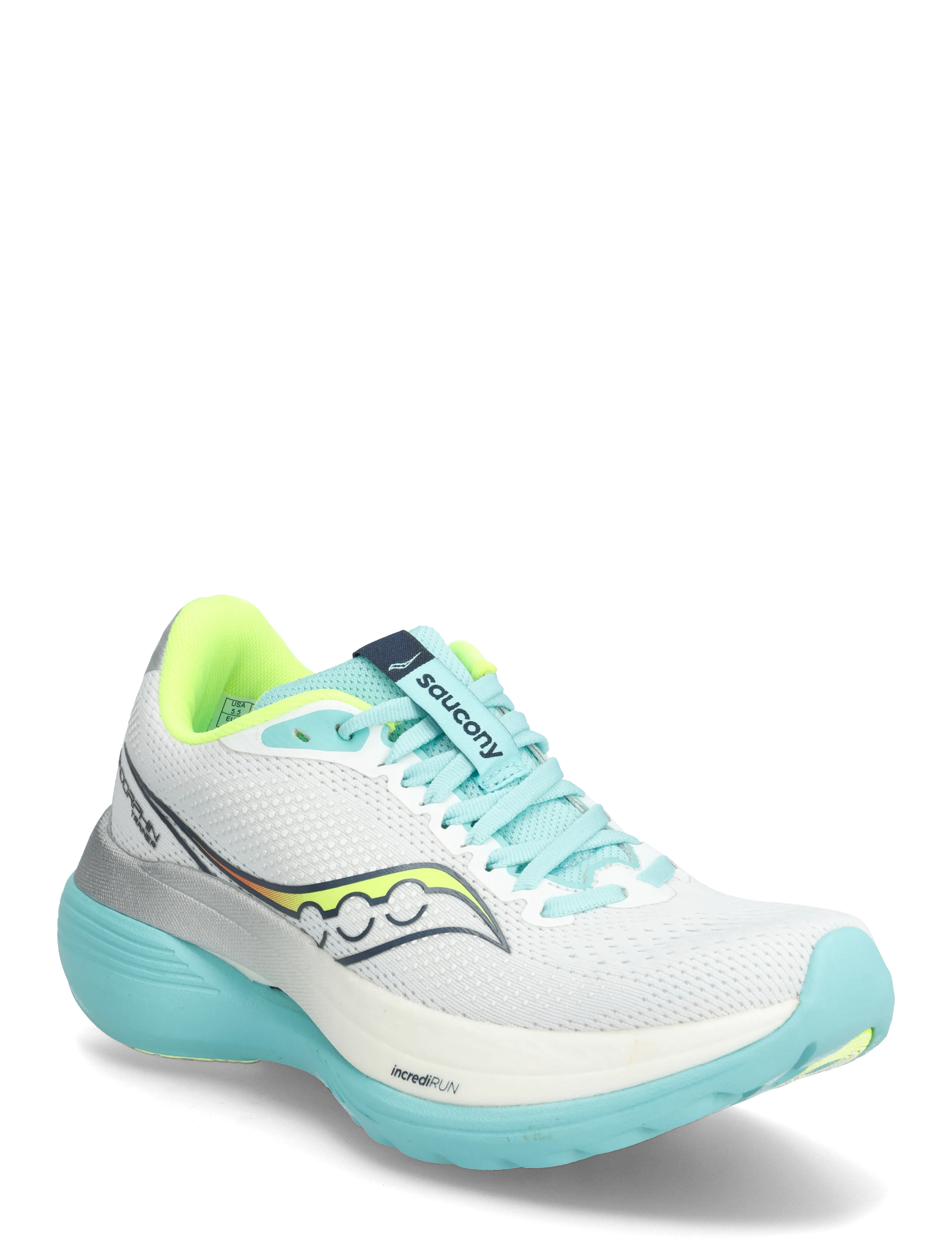 Saucony ENDORPHIN TRAINER - Saucony - WHITE/AQUA / white