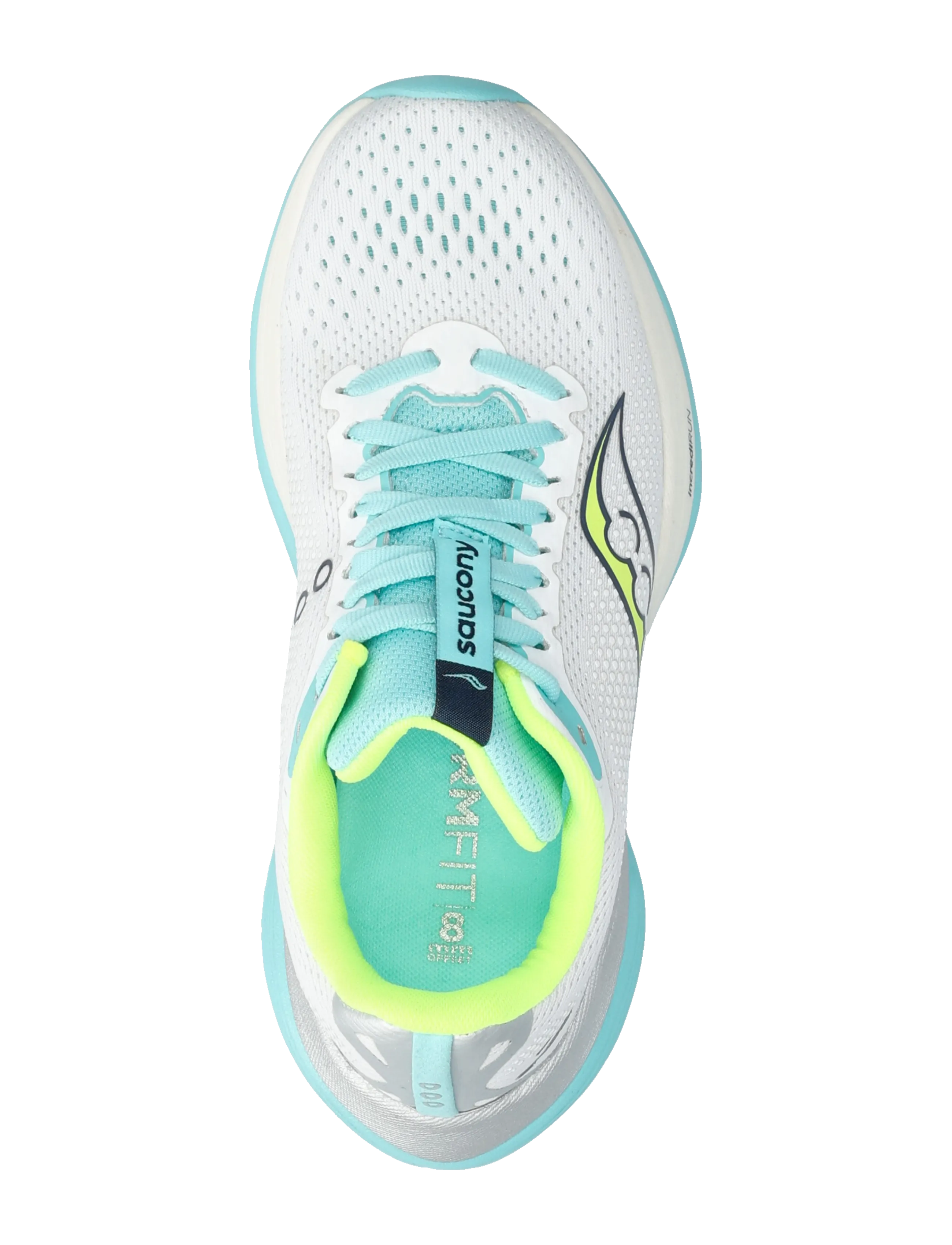 Saucony - ENDORPHIN TRAINER - laufschuhe - white/aqua - 3
