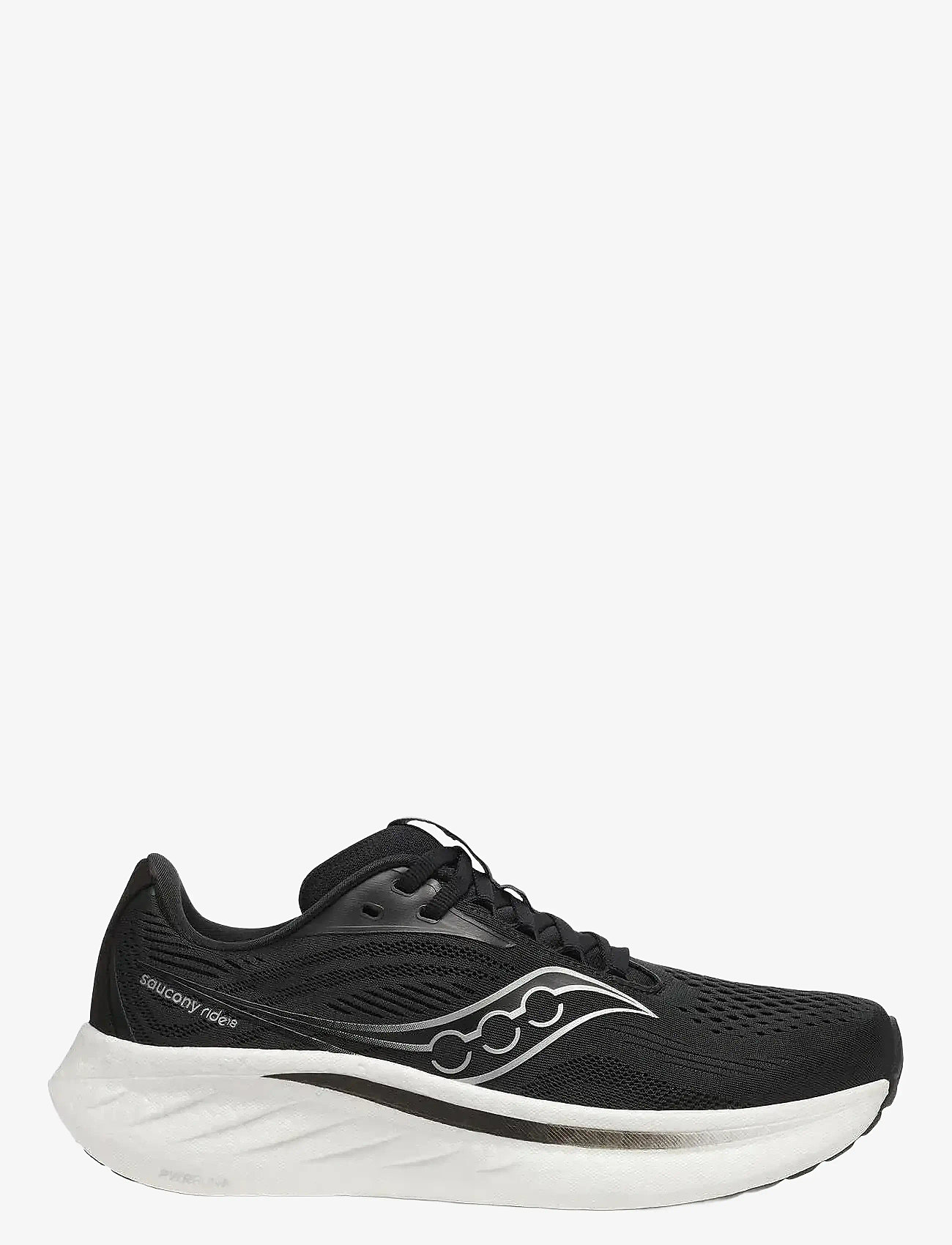 Saucony - RIDE 18 - löparskor - black/white - 0