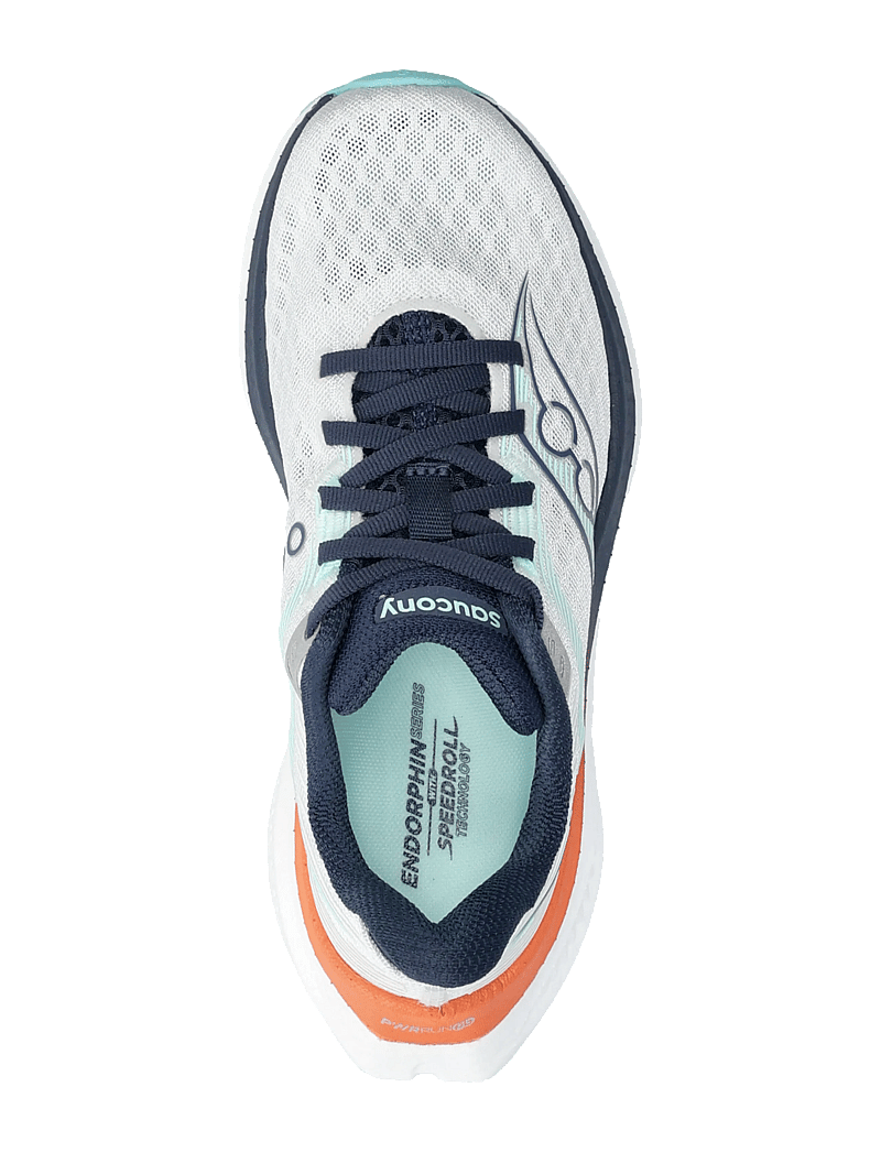 Saucony - ENDORPHIN SPEED 5 - löparskor - white/navy - 3