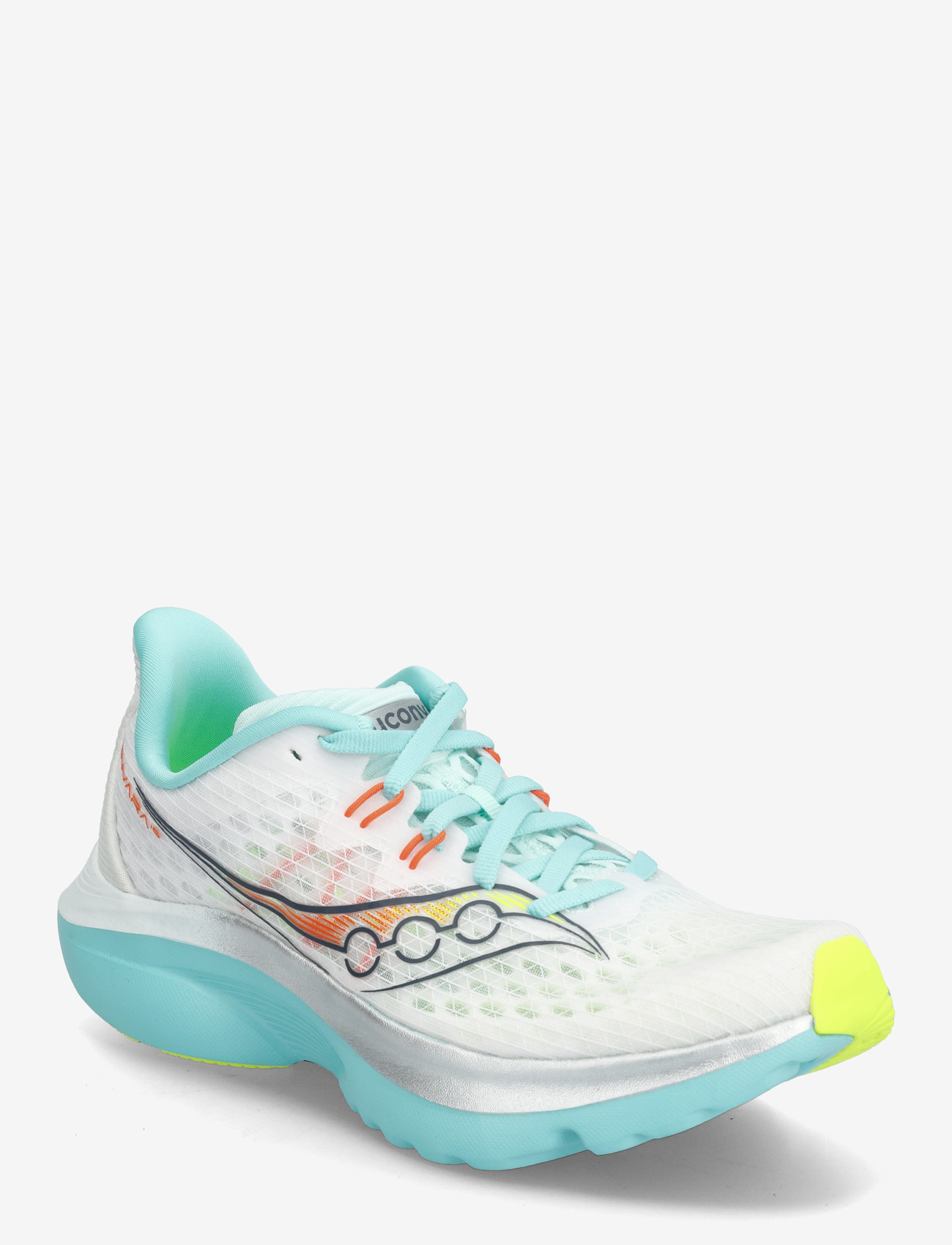 Saucony - KINVARA 16 - running shoes - white/aqua - 0