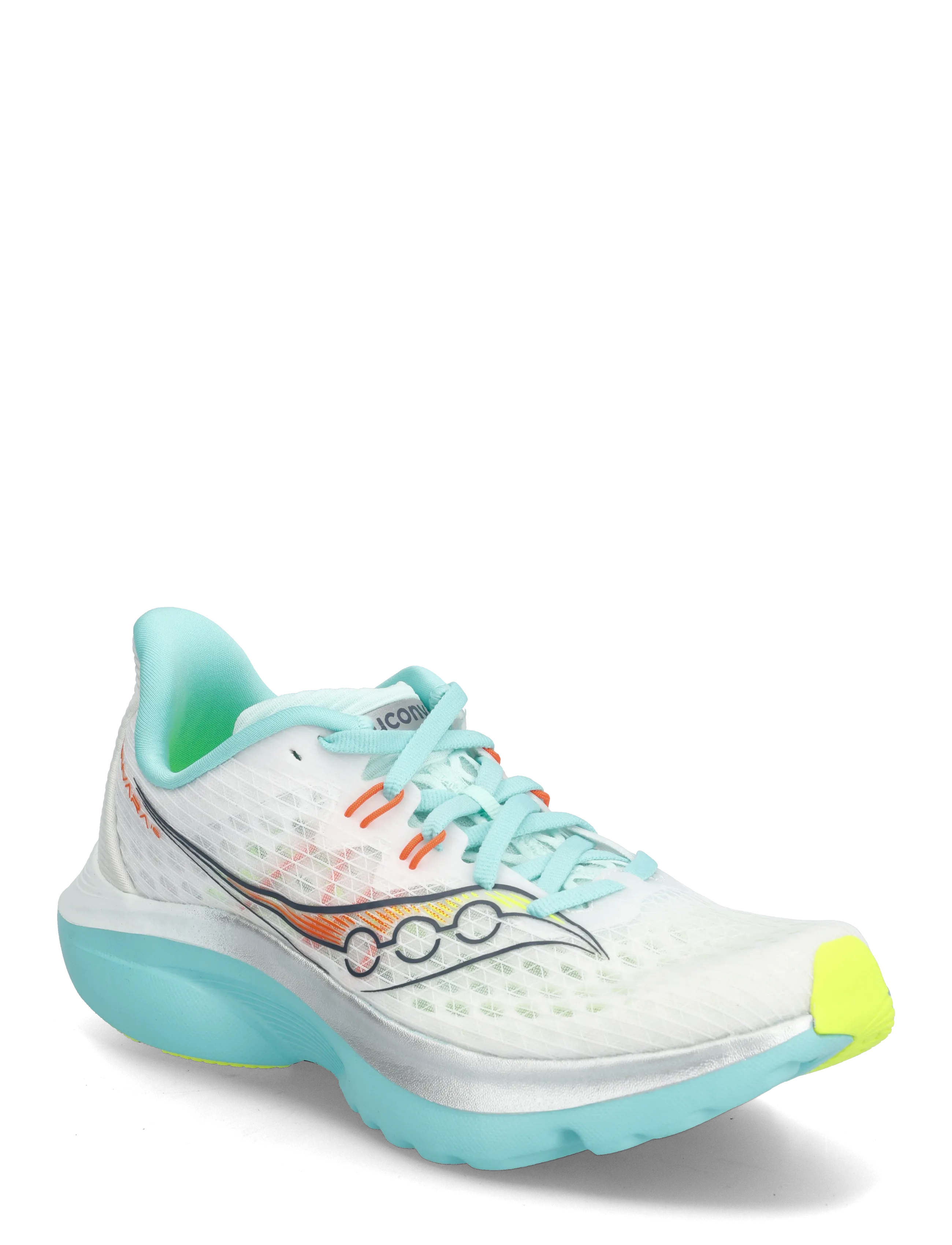 Saucony KINVARA 16 - Saucony - WHITE/AQUA / white