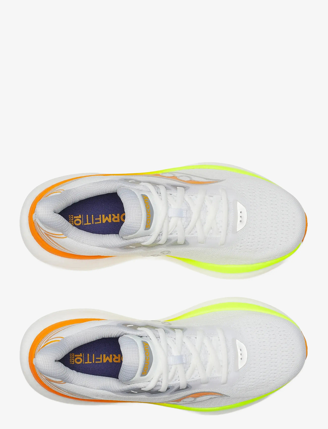 Saucony - Triumph 23 Women - løbesko - white/citron - 4