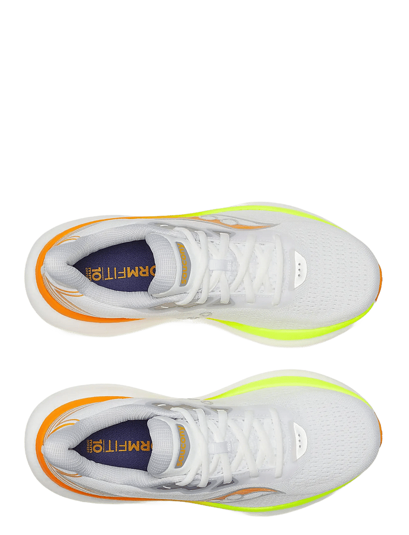 Saucony - TRIUMPH 23 - löparskor - white/citron - 4