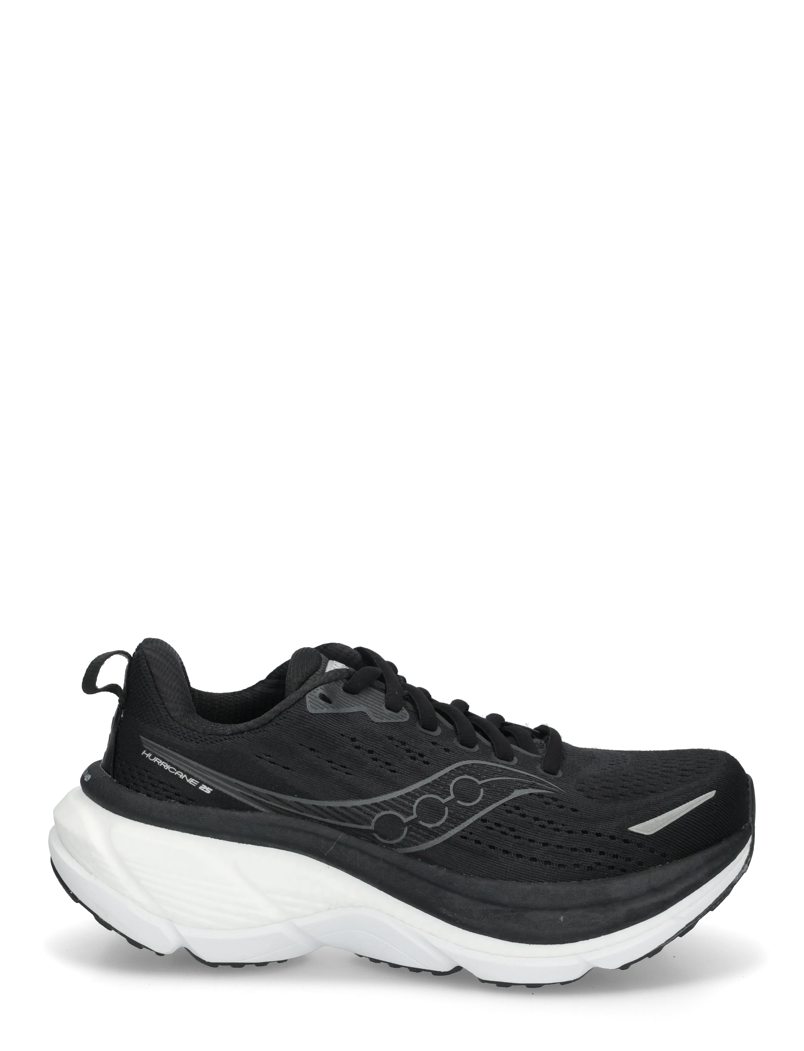 Saucony - Hurricane 25 Wide Women - löparskor - black/white - 2