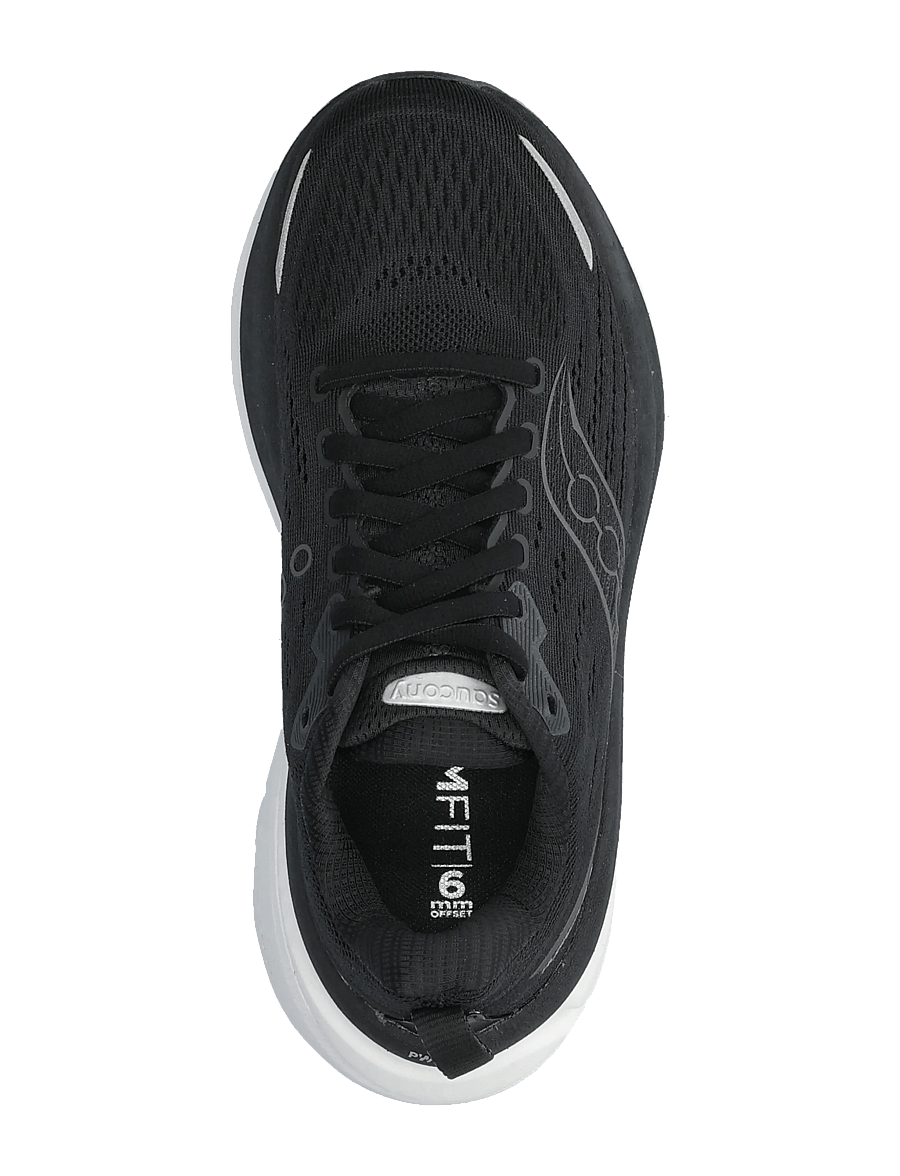 Saucony - Hurricane 25 Wide Women - jooksujalatsid - black/white - 3