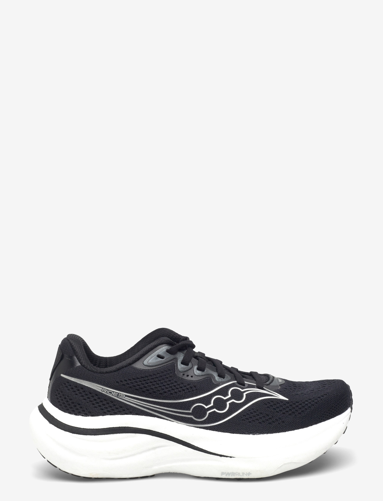 Saucony - RIDE 19 - running shoes - black/silver - 1