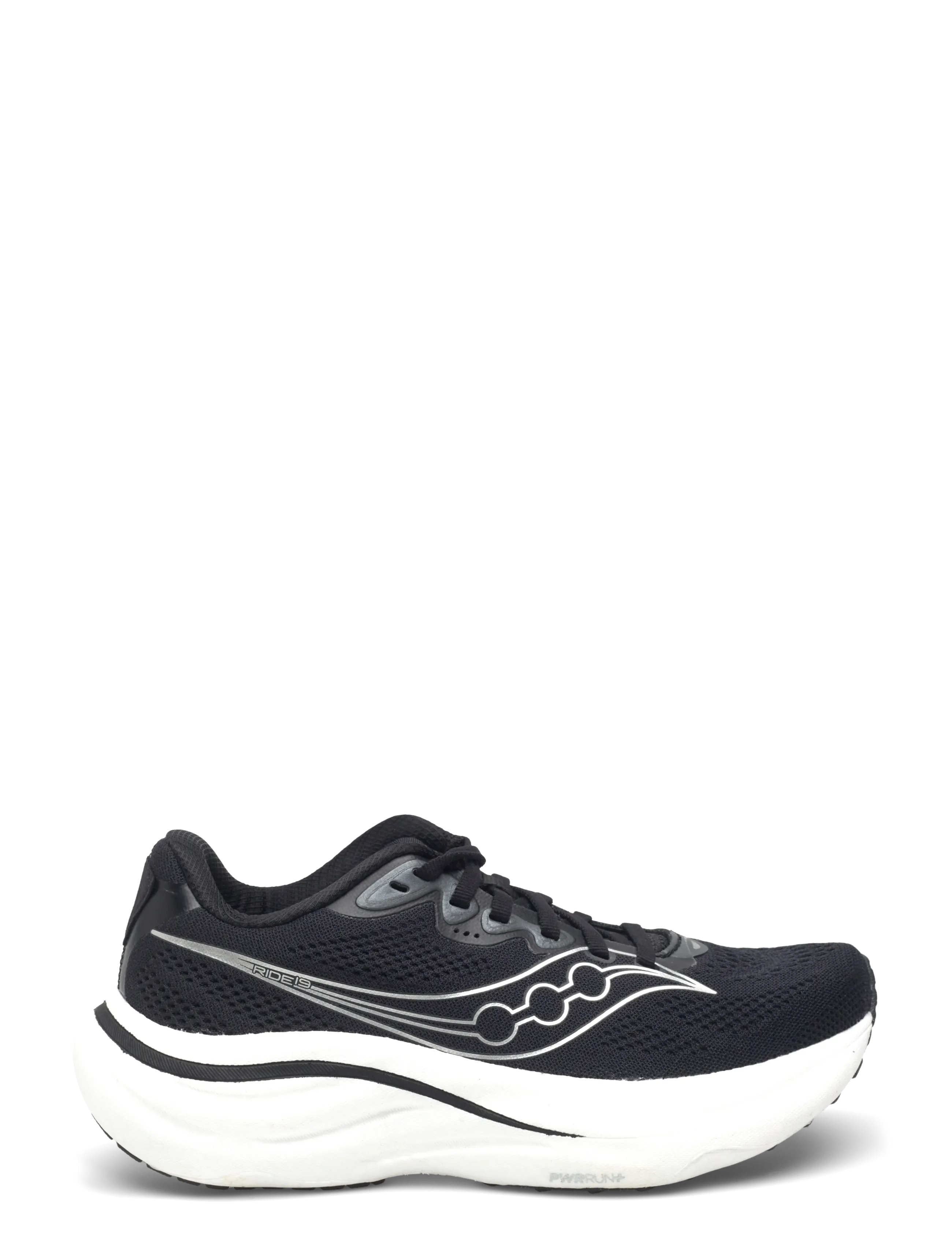 Saucony - RIDE 19 - running shoes - black/silver - 1