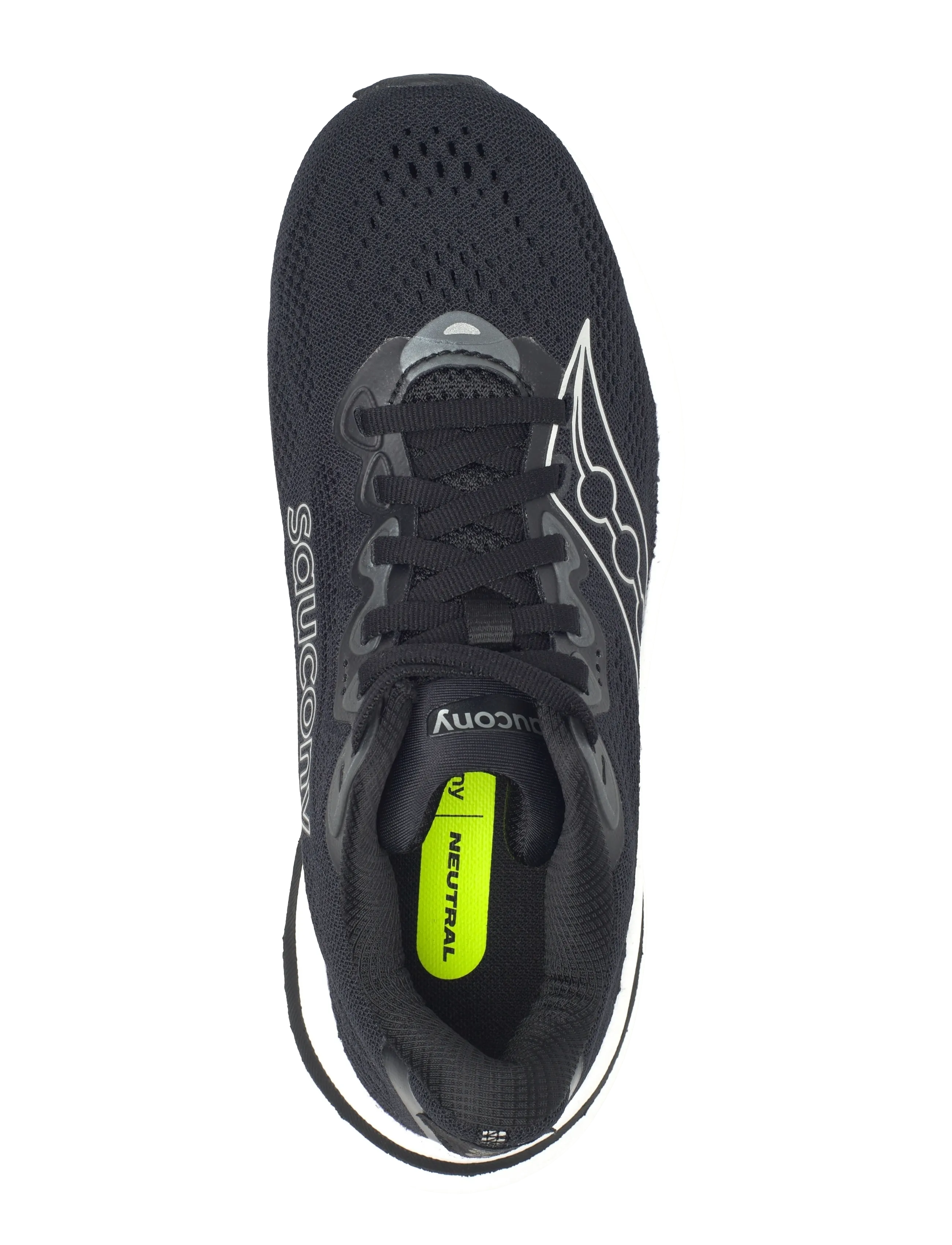 Saucony - RIDE 19 - running shoes - black/silver - 3