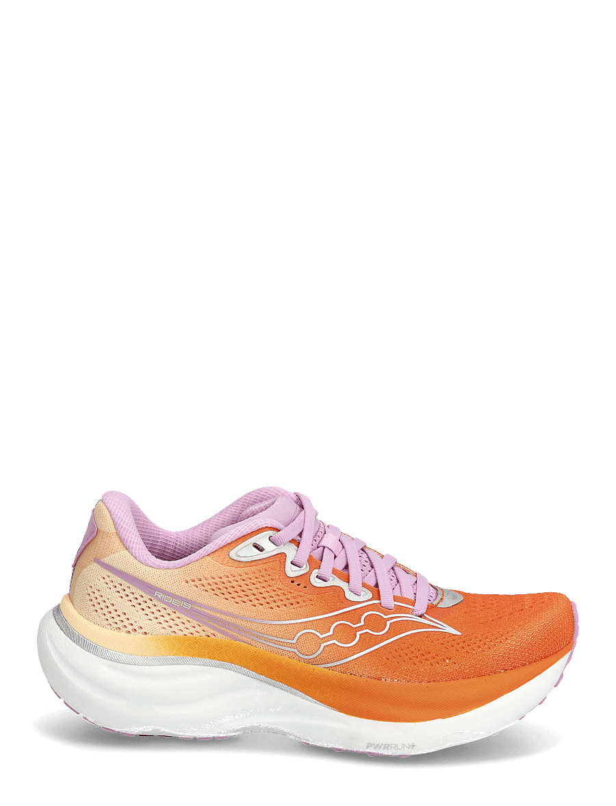 Saucony - RIDE 19 - löparskor - fire/orchid - 1