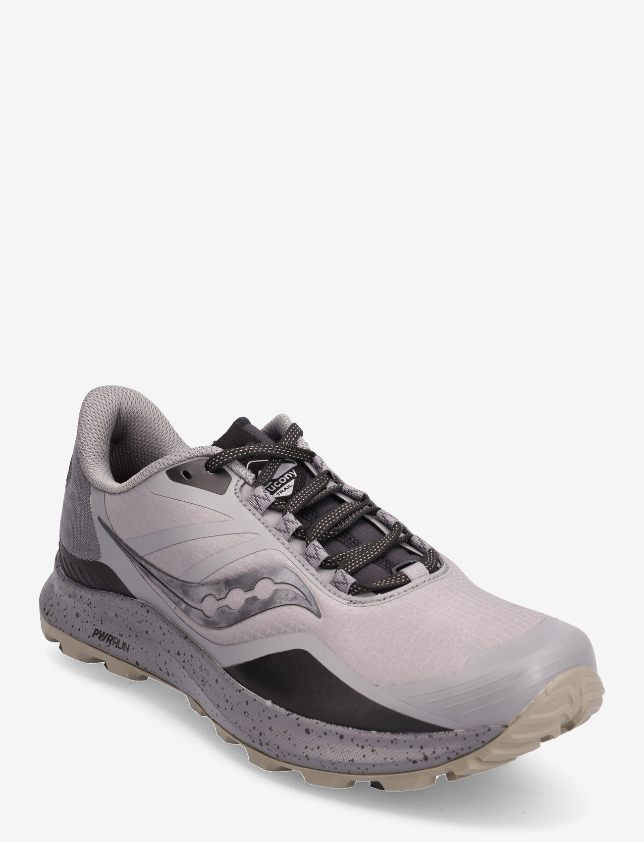 Saucony - PEREGRINE ICE+ 3 - running shoes - gravel/blk - 0