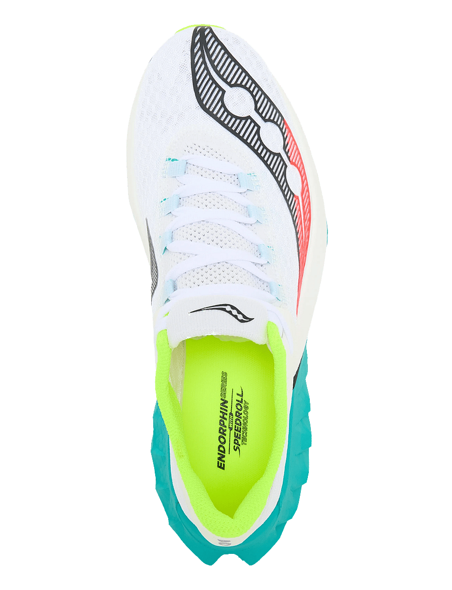 Saucony - Endorphin Pro 4 Men - löparskor - white/mutant - 3