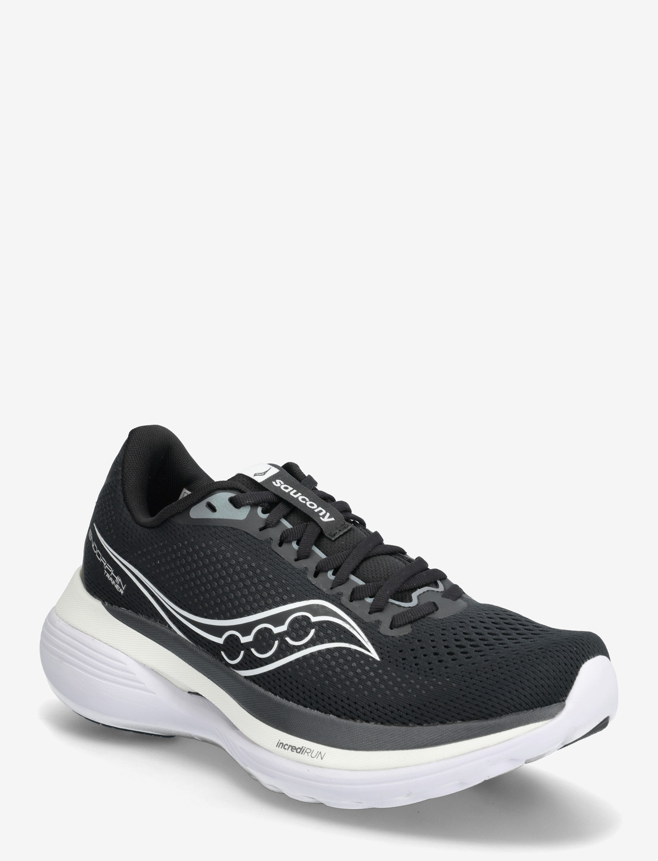 Saucony - ENDORPHIN TRAINER - løbesko - black/white - 0