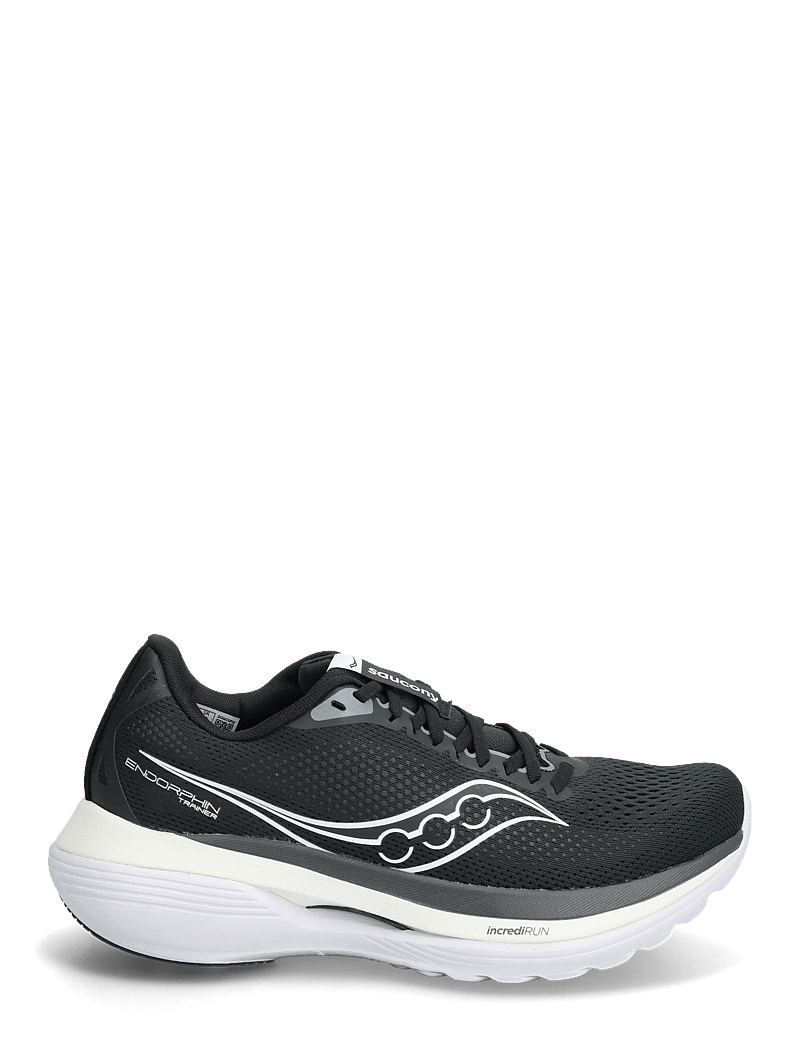 Saucony - ENDORPHIN TRAINER - løbesko - black/white - 1