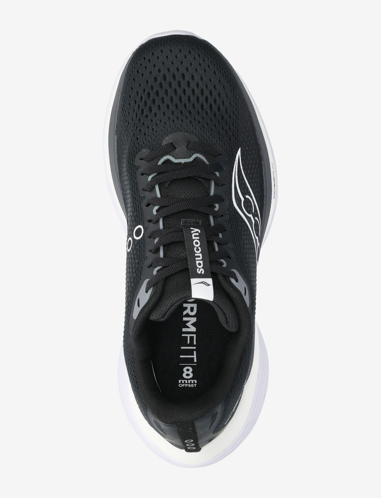 Saucony - ENDORPHIN TRAINER - løbesko - black/white - 3