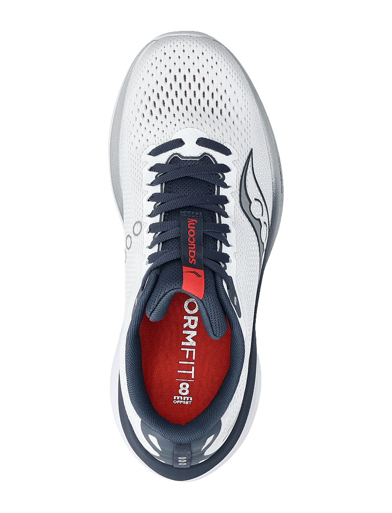 Saucony - ENDORPHIN TRAINER - löparskor - white/navy - 3