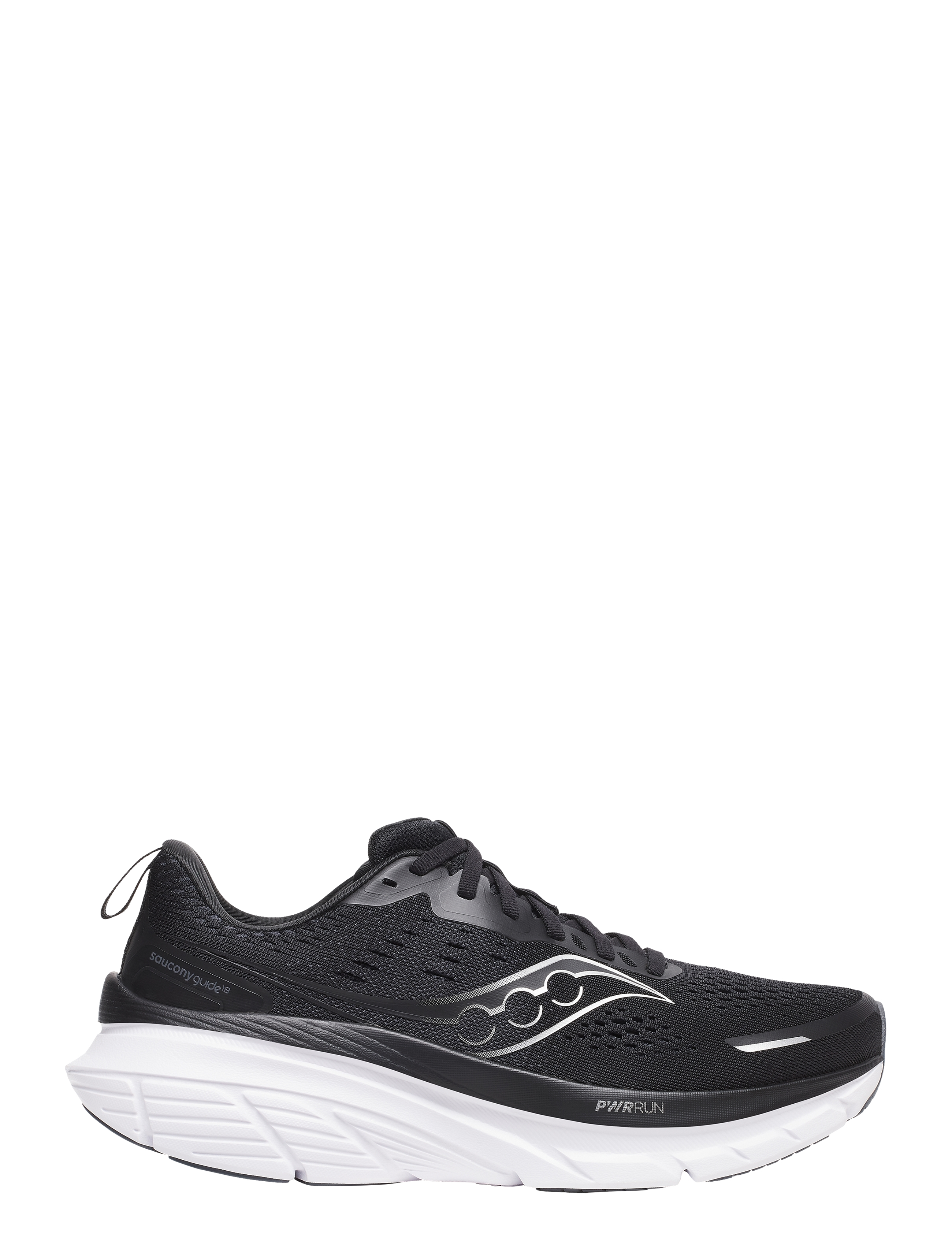 Saucony - GUIDE 18 - löparskor - black/white - 1
