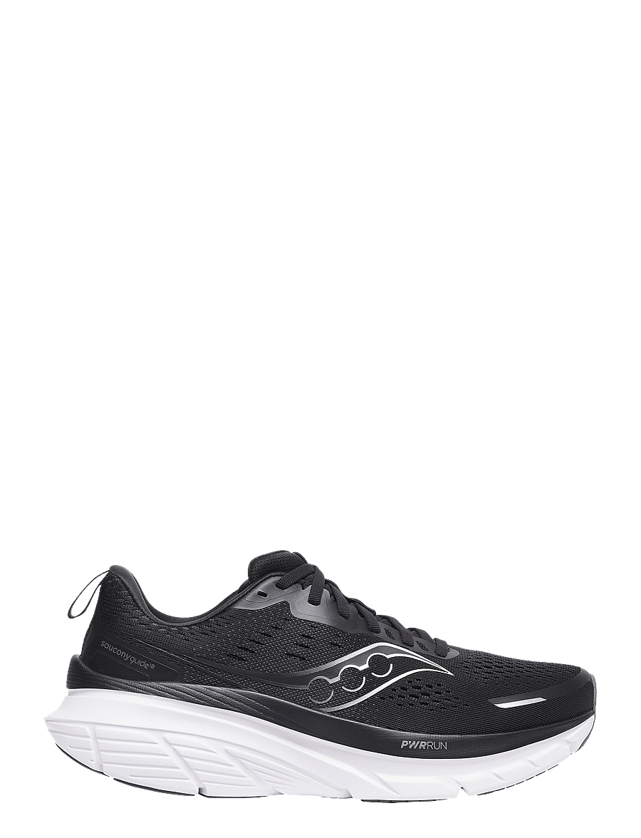 Saucony - GUIDE 18 - hlaupaskór - black/white - 1