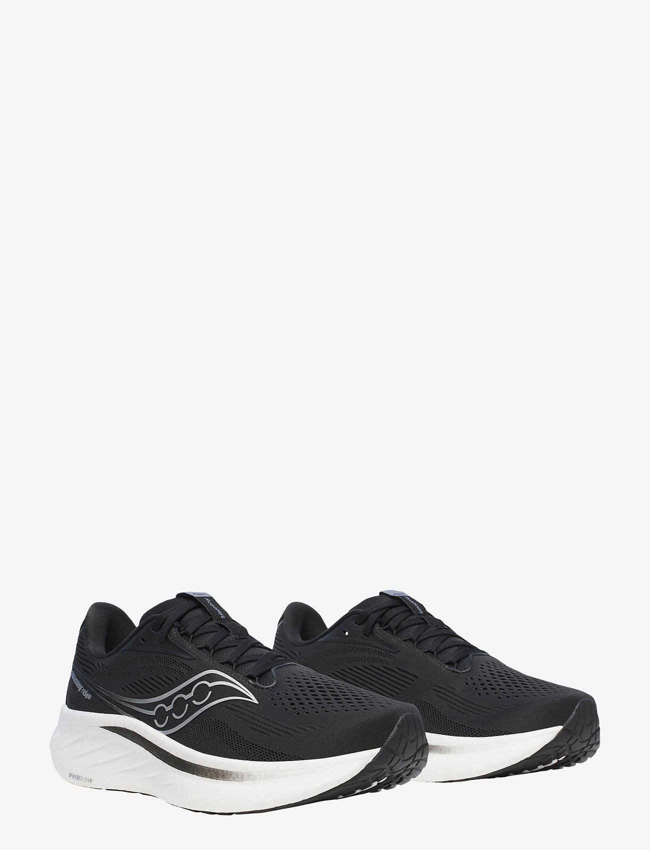 Saucony - RIDE 18 - løbesko - black/white - 0