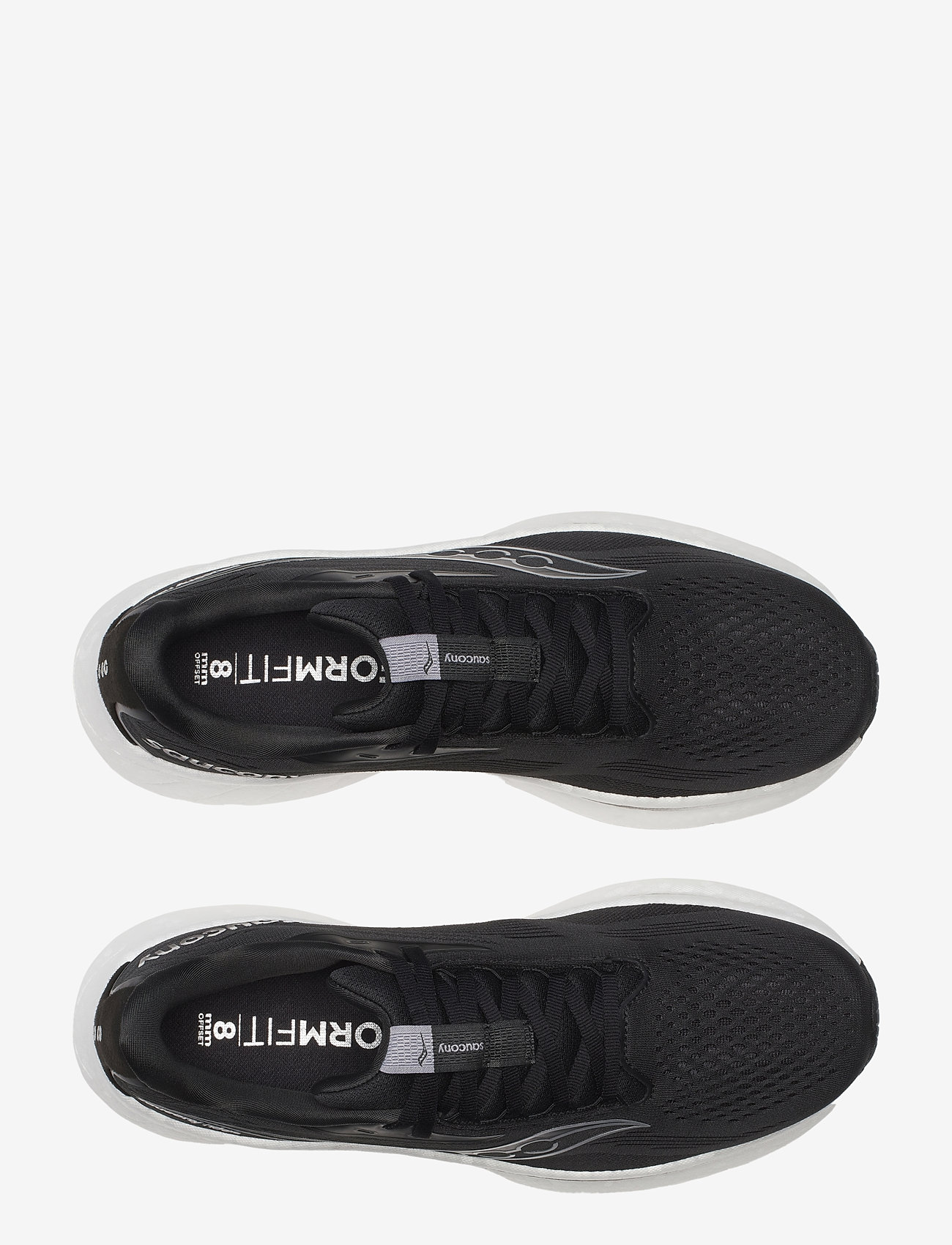 Saucony - RIDE 18 - løbesko - black/white - 2