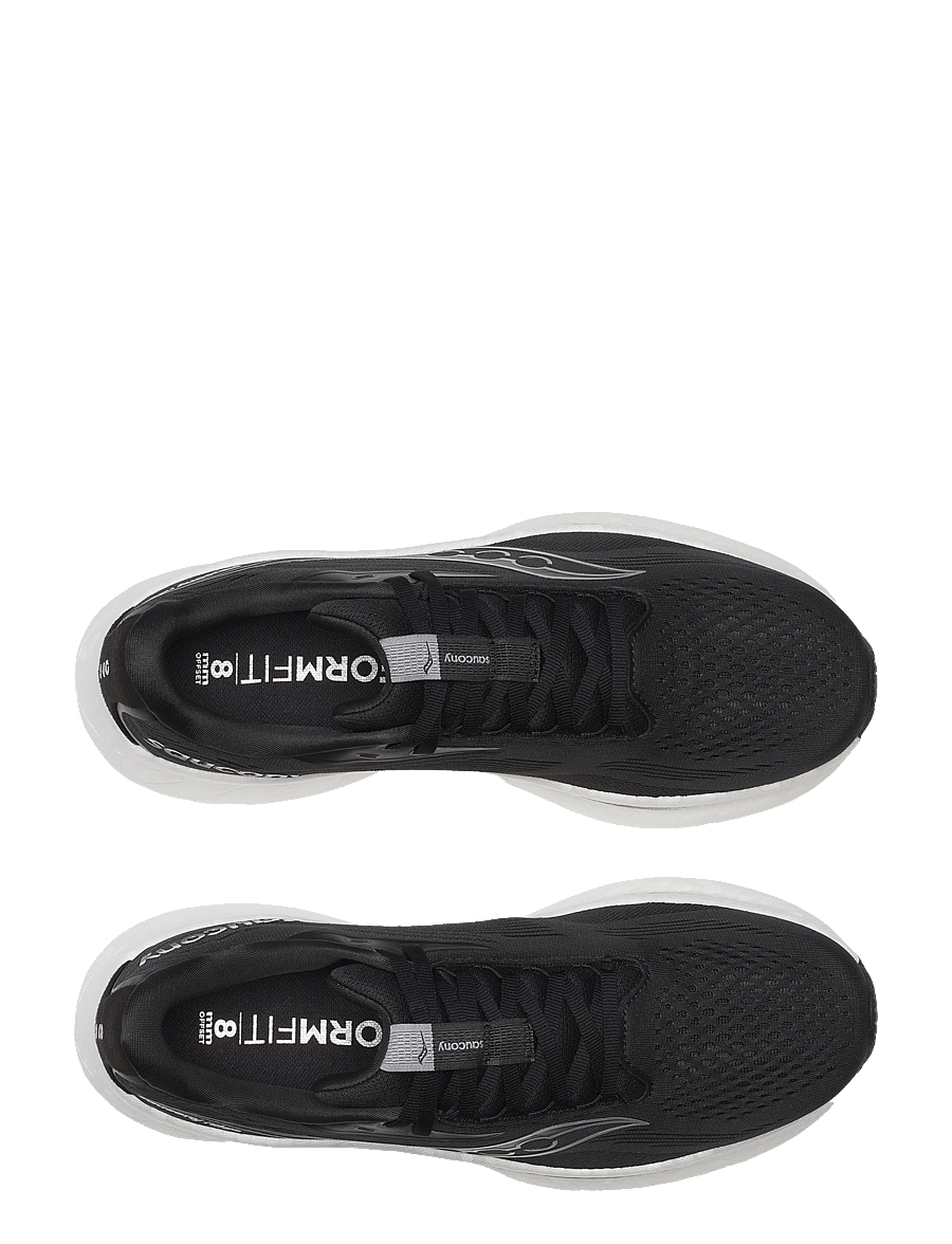 Saucony - RIDE 18 - løbesko - black/white - 2